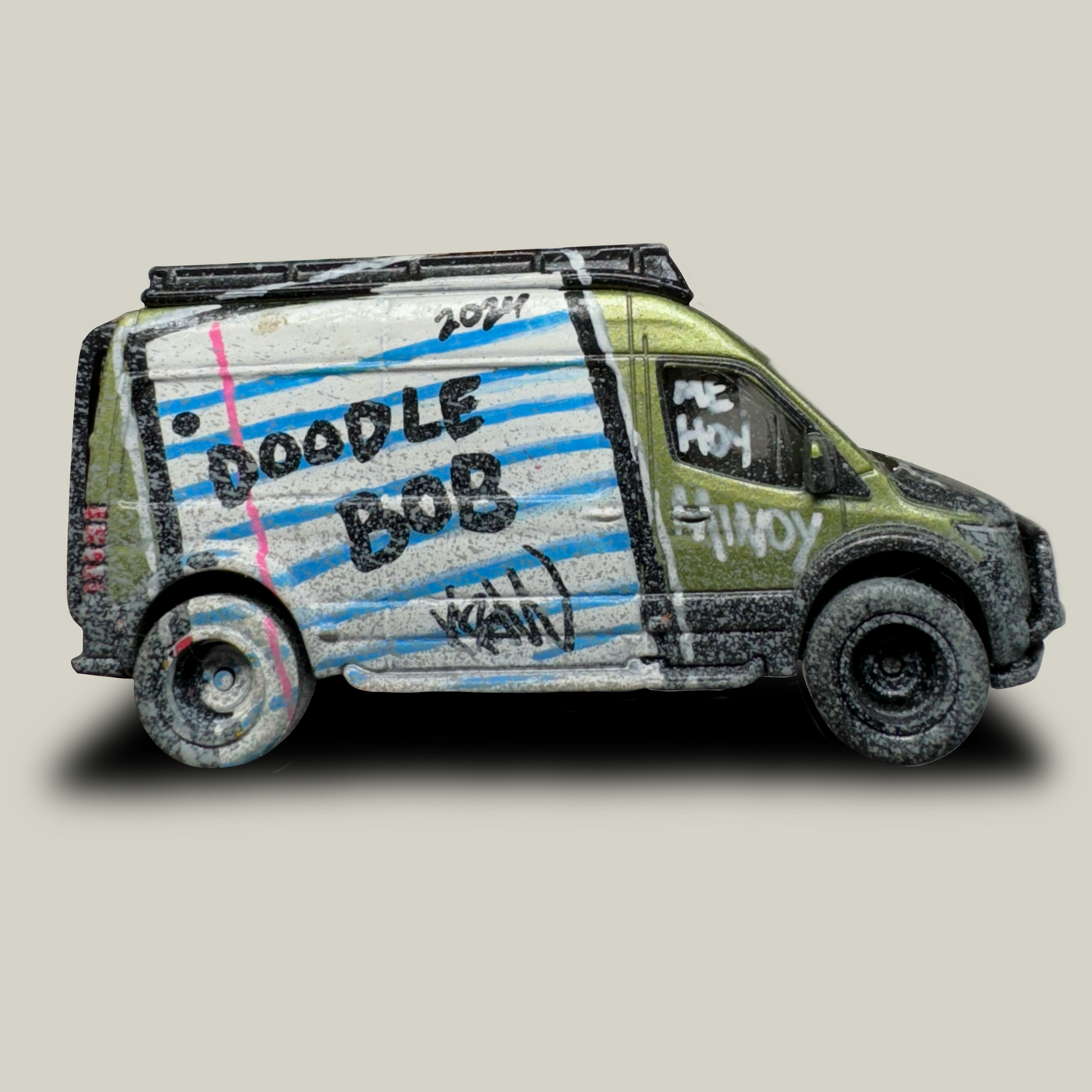 Doodle Bob Graffiti Mercedes Sprinter Hot Wheels (1 of 1)