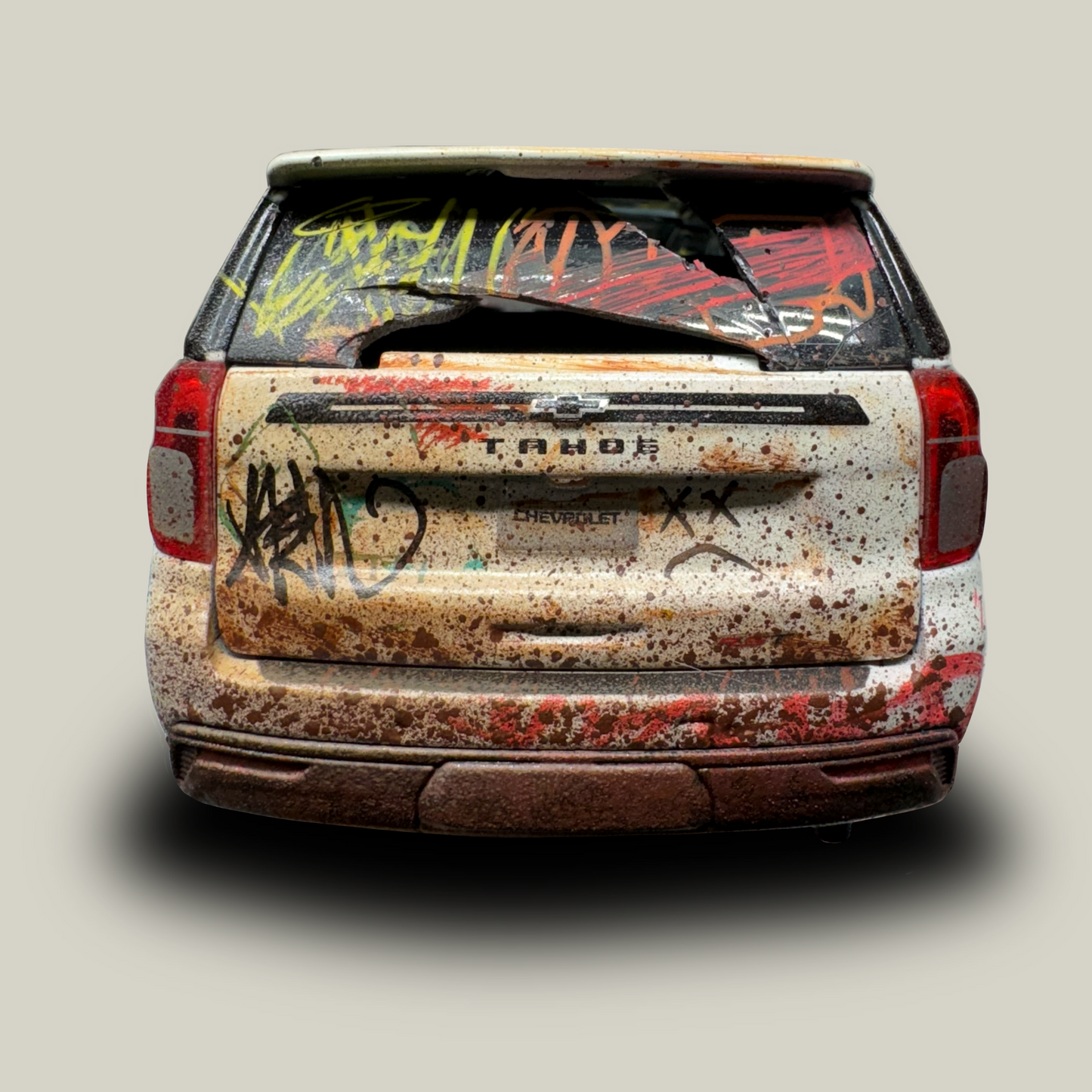 Graffiti Painted Chevrolet Tahoe Model (1 of 1)