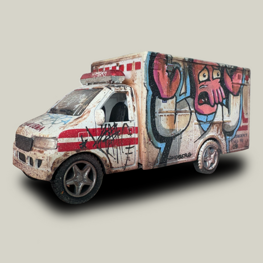 Zoidberg Graffiti Painted Ambulance (1 of 1)