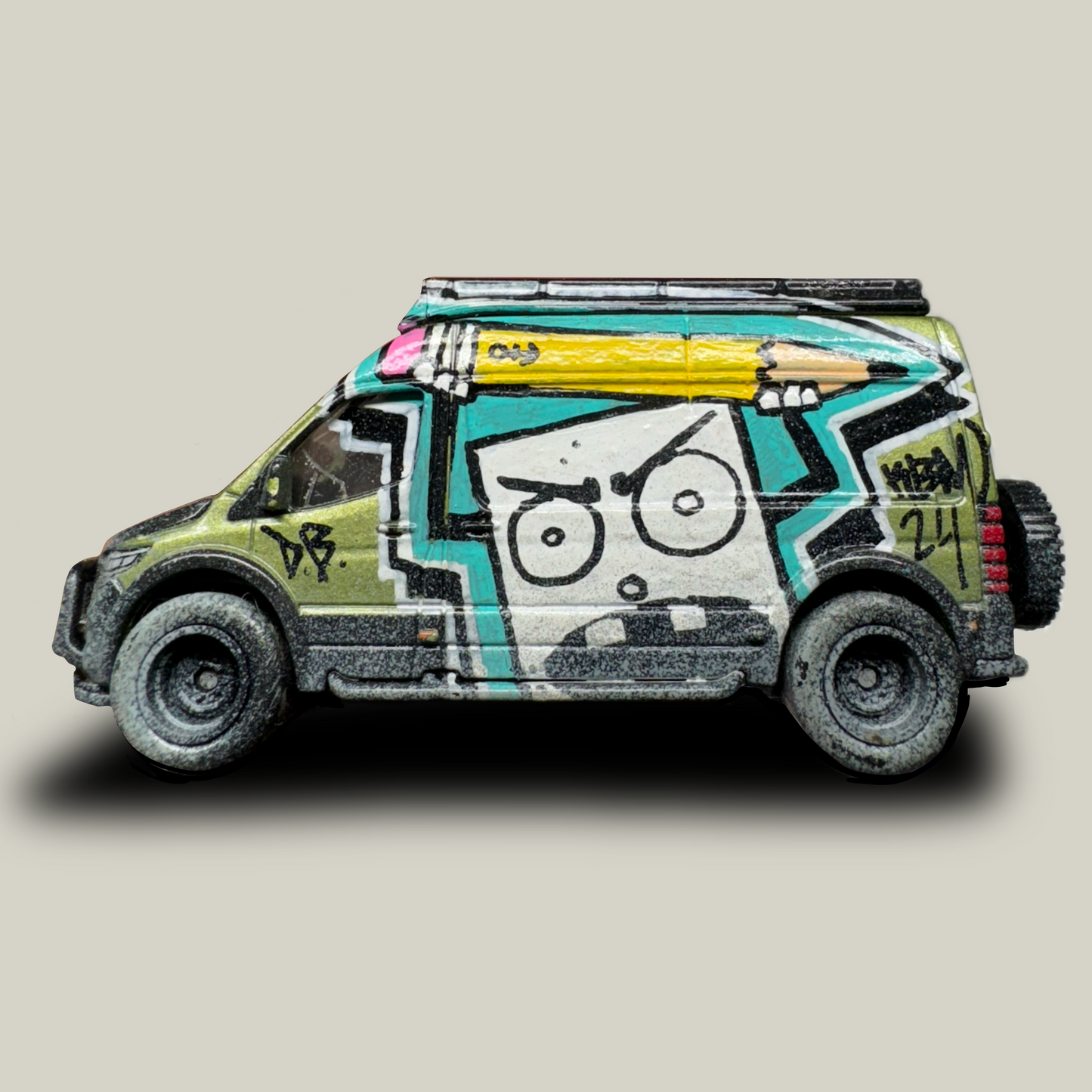 Doodle Bob Graffiti Mercedes Sprinter Hot Wheels (1 of 1)