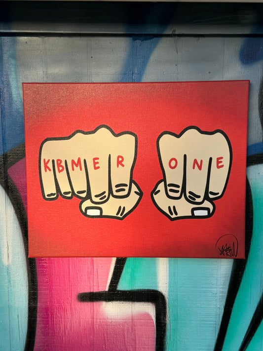 Kbmer One Toy Fist Canvas