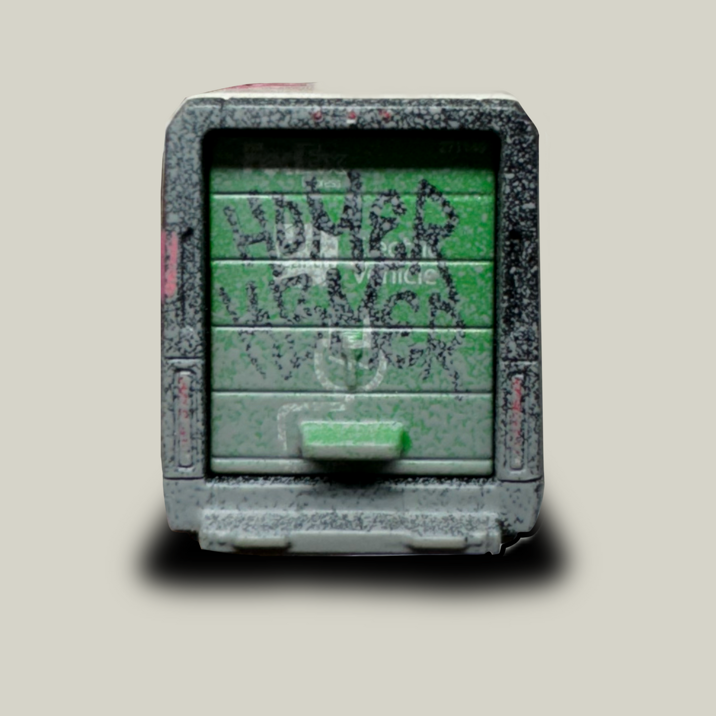 Homer Simpson FedEx Graffiti Delivery Van Matchbox (1 of 1)