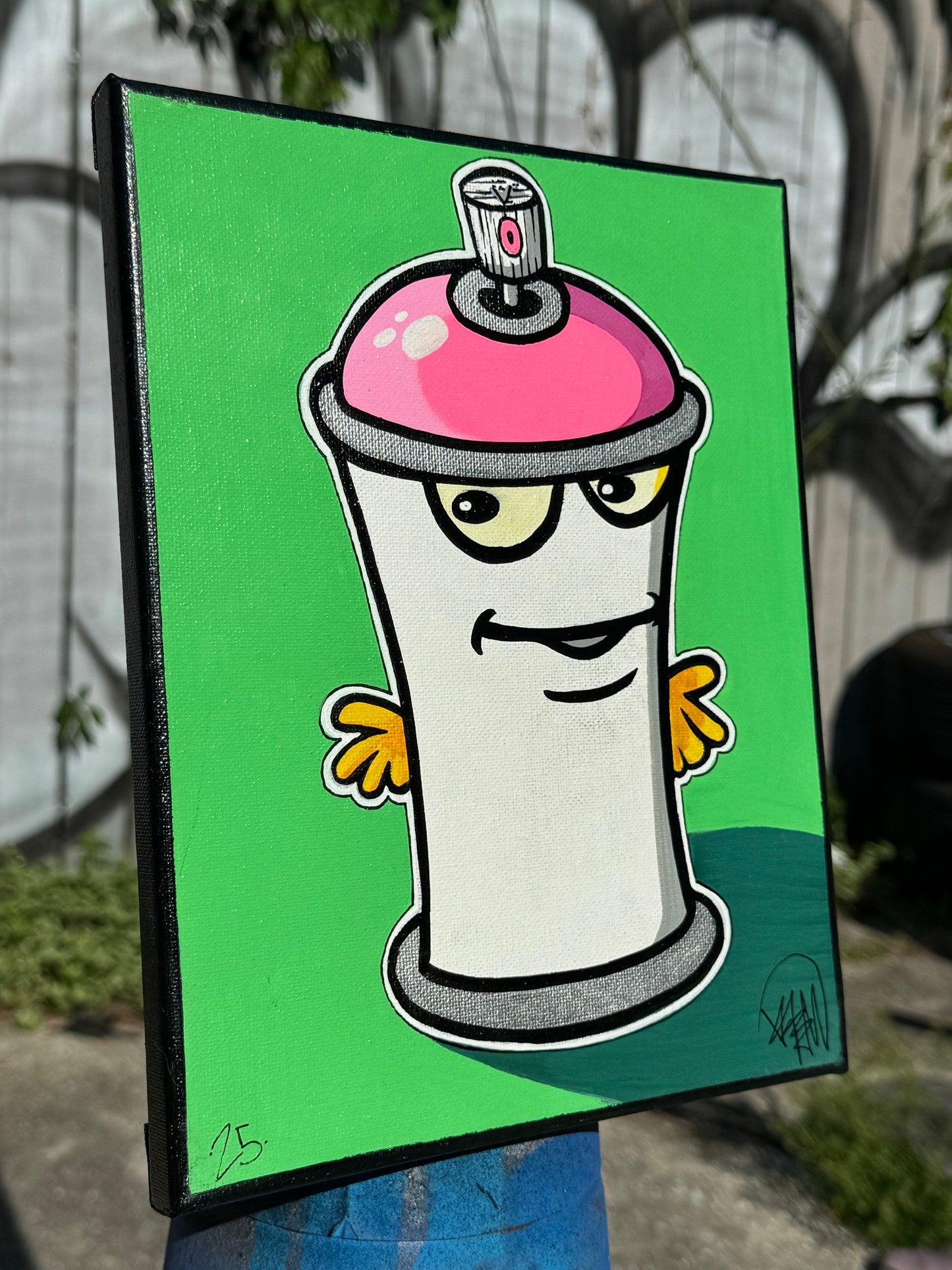 Master Shake Cantoon Canvas 8x10”