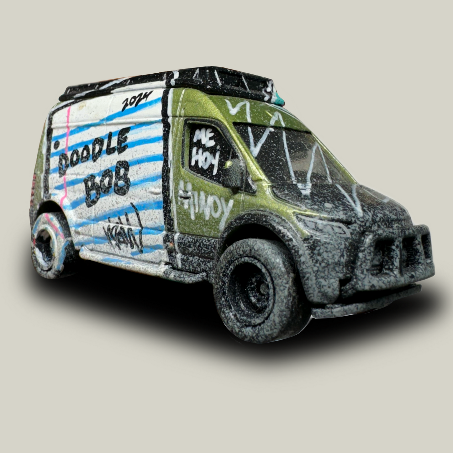 Doodle Bob Graffiti Mercedes Sprinter Hot Wheels (1 of 1)