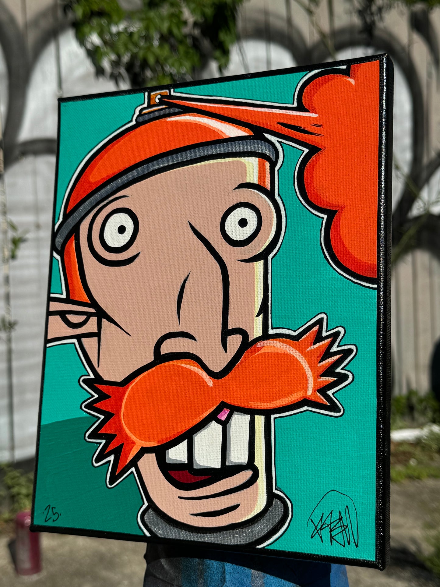Nigel Thornberry Cantoon Canvas 8x10”