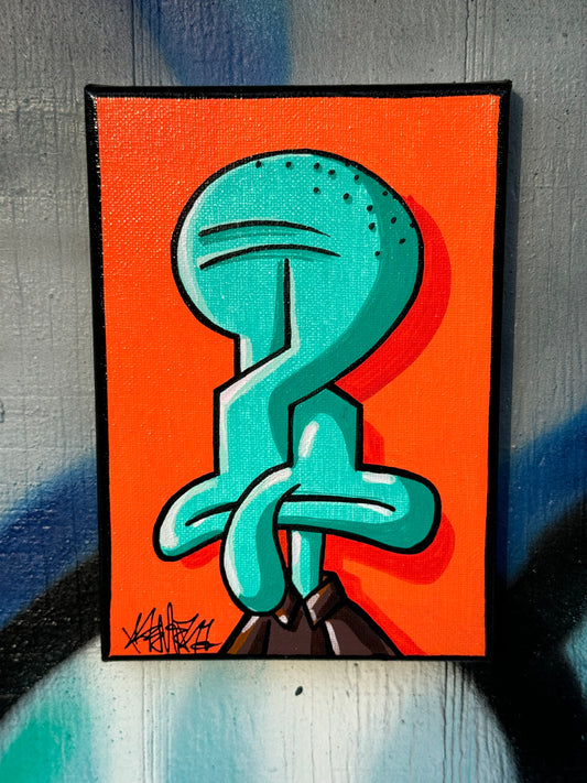 90s S Squidward Canvas