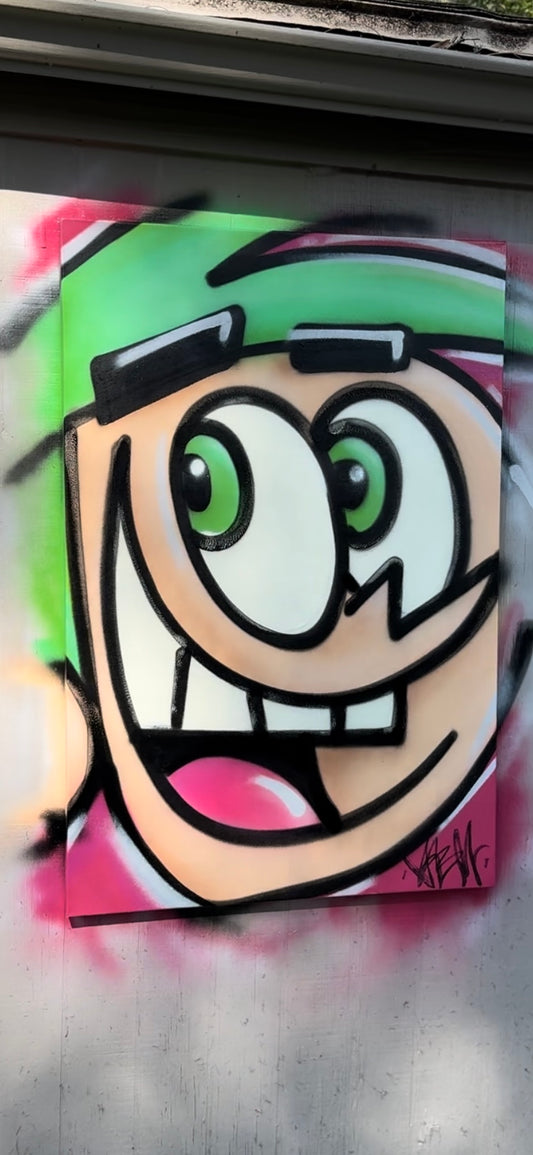 Fairly Odd Parents Cosmo 24x36” Canvas
