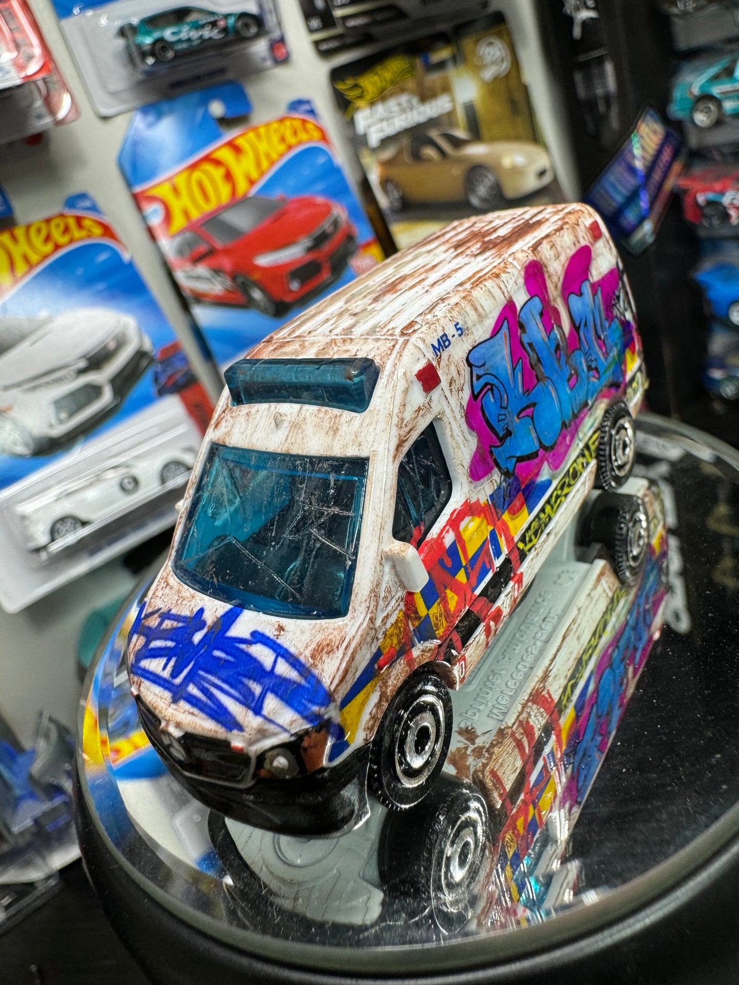 Graffiti Ambulance Matchbox (1 of 1)