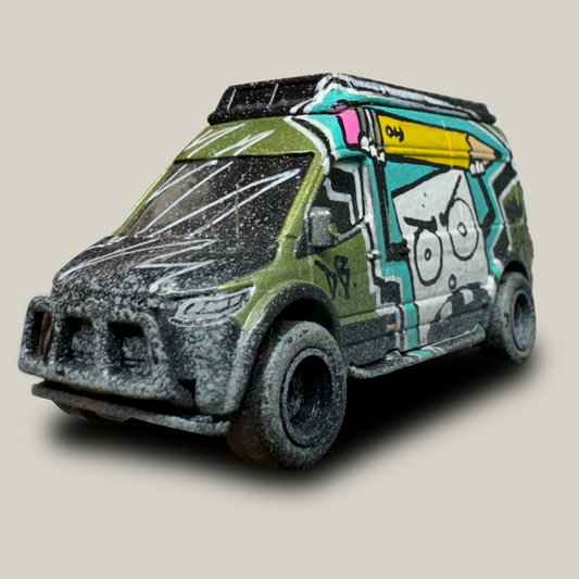 Doodle Bob Graffiti Mercedes Sprinter Hot Wheels (1 of 1)