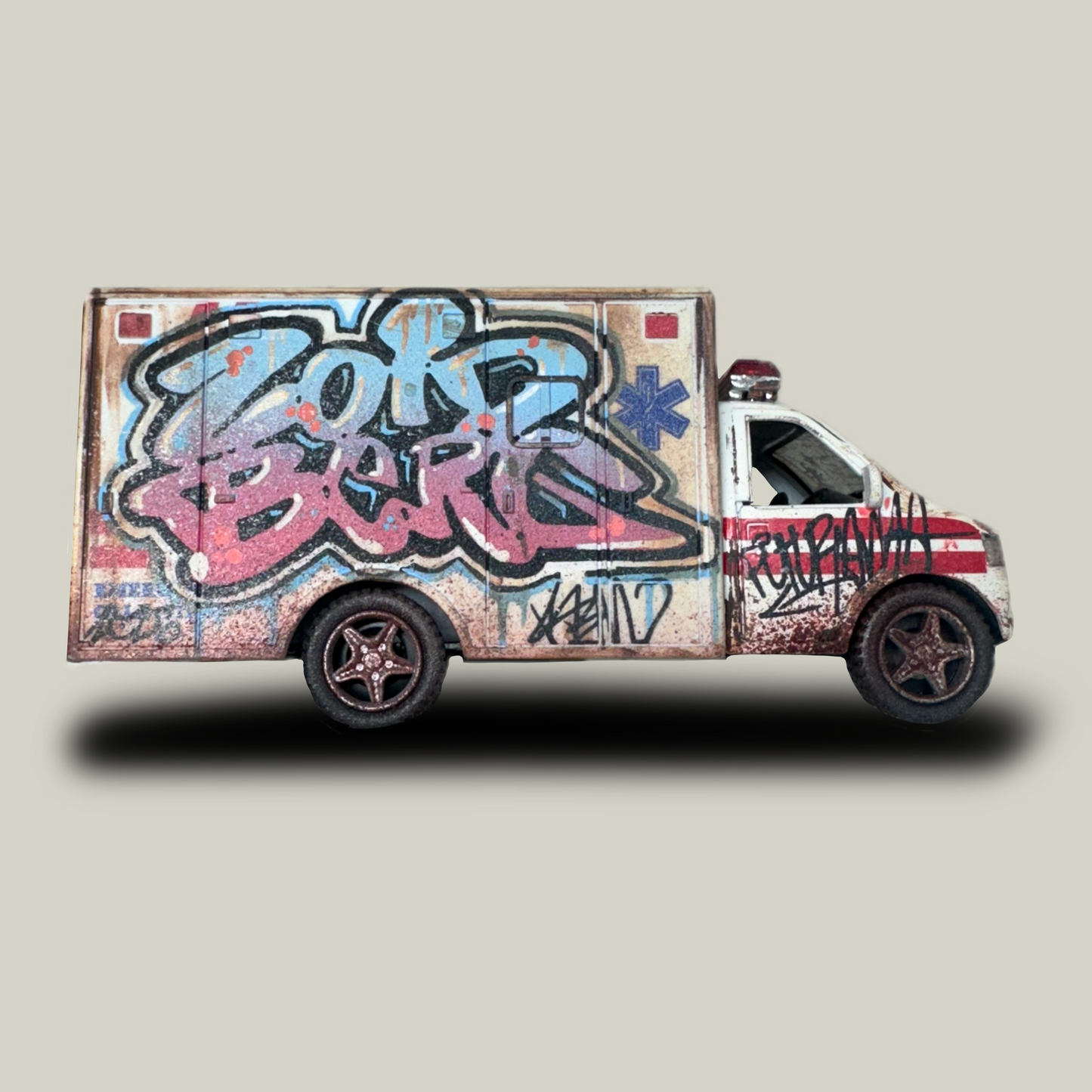 Zoidberg Graffiti Painted Ambulance (1 of 1)