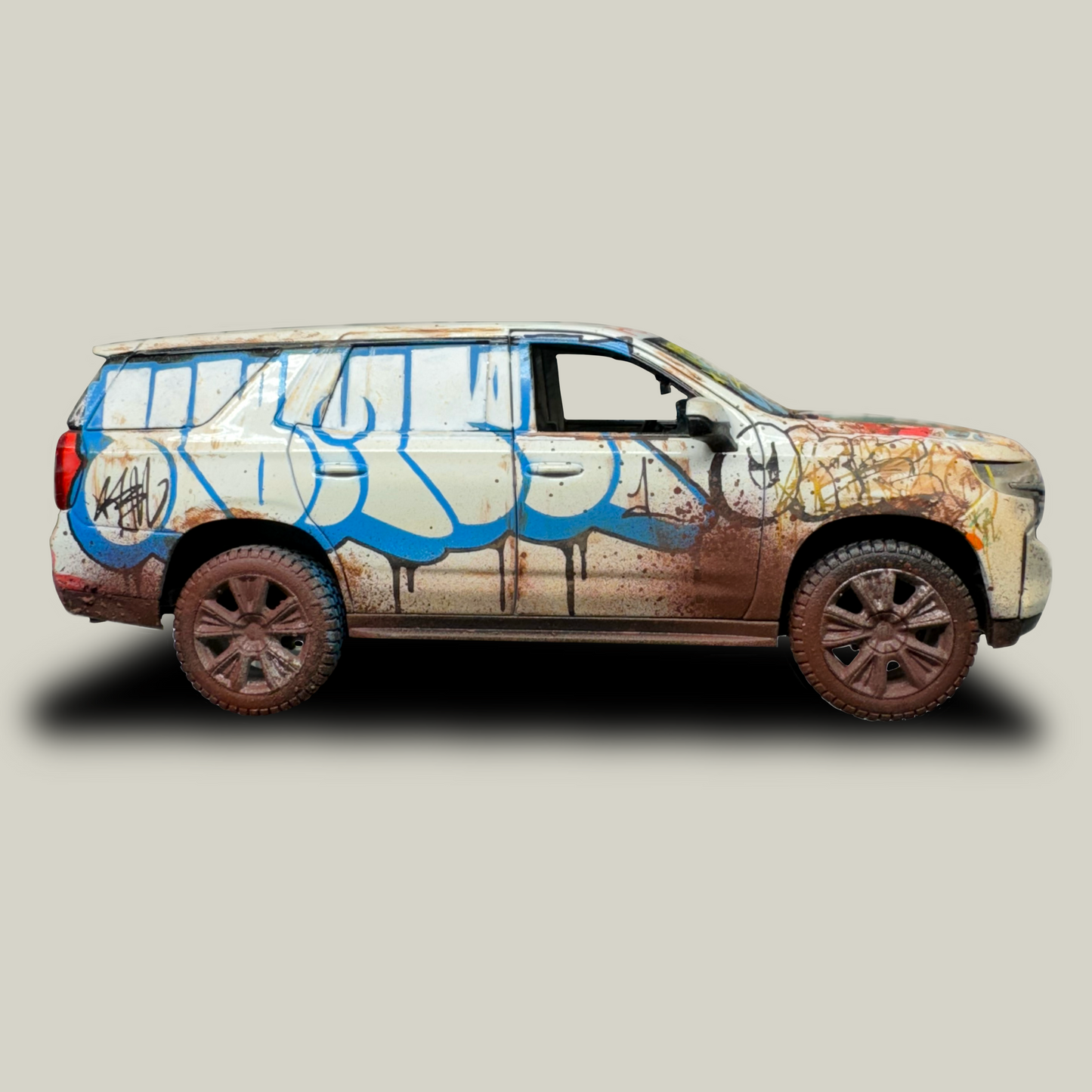 Graffiti Painted Chevrolet Tahoe Model (1 of 1)