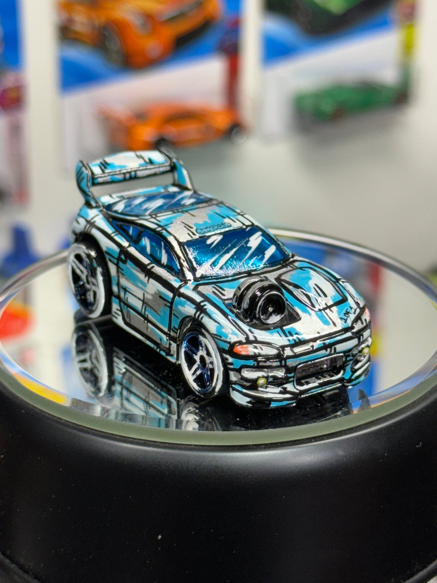 Manga Cartoon Mitsubishi Eclipse Hot Wheels (1 of 1)
