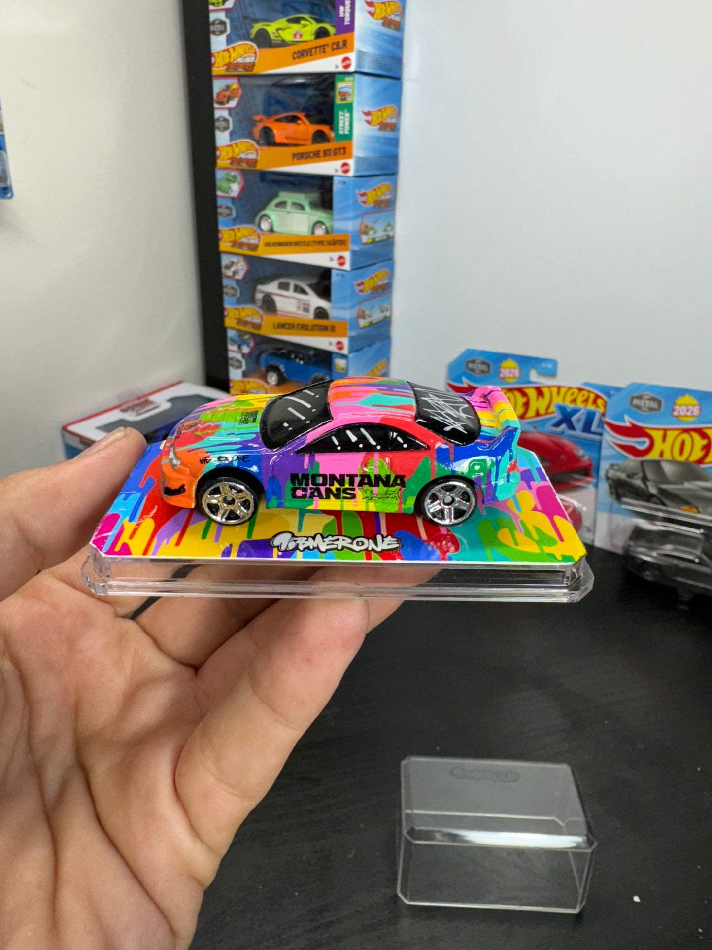 Rainbow Drip Acura Integra Hot Wheel