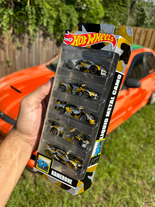 Liquid Metal Camo Hot Wheels 5 Pack (1 of 1)