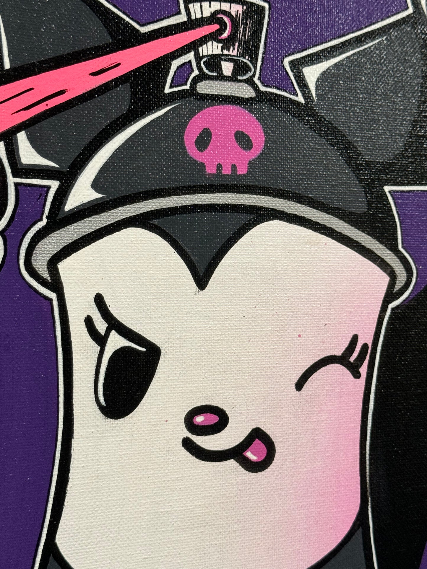 Kuromi Cantoon 8x10” Canvas