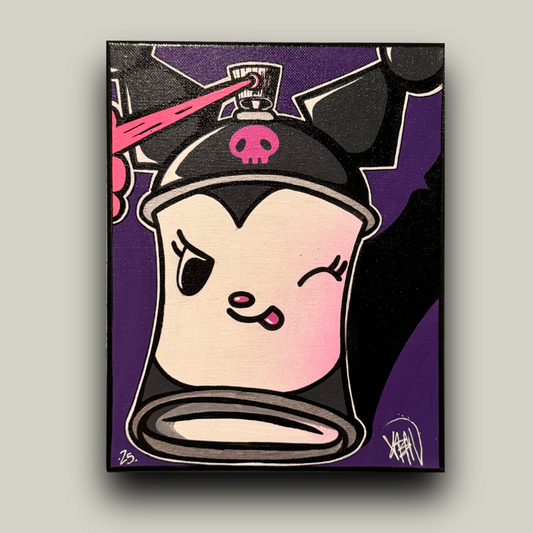 Kuromi Cantoon 8x10” Canvas