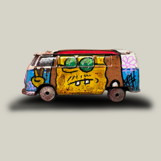 Hippie SpongeBob Graffiti Majorette VW T1 Bus (1 of 1)