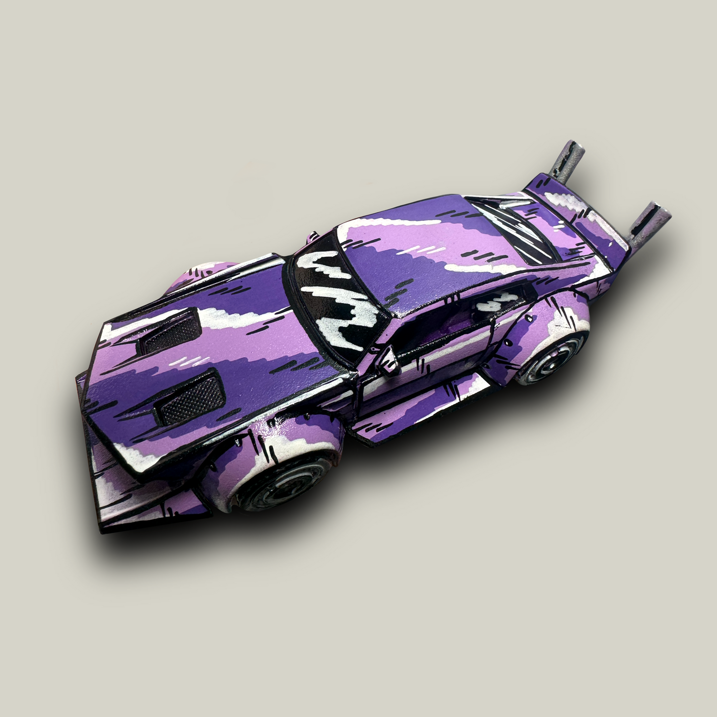 Custom Manga Hot Wheels Night Burnerz Mad Manga (1 of 1)