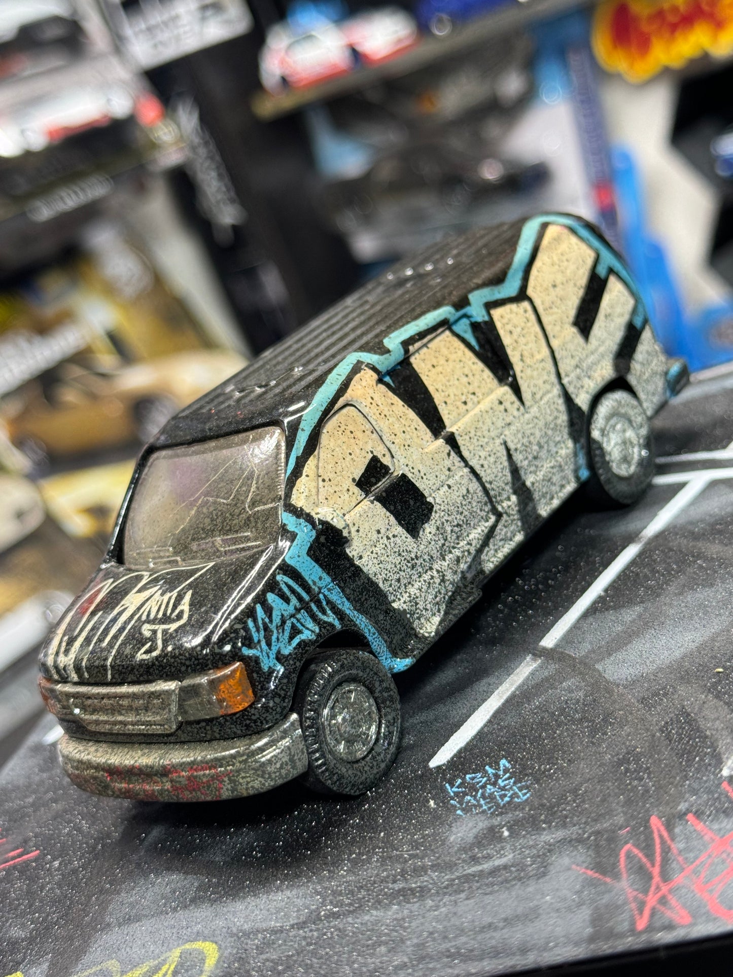 Graffiti Ford Van