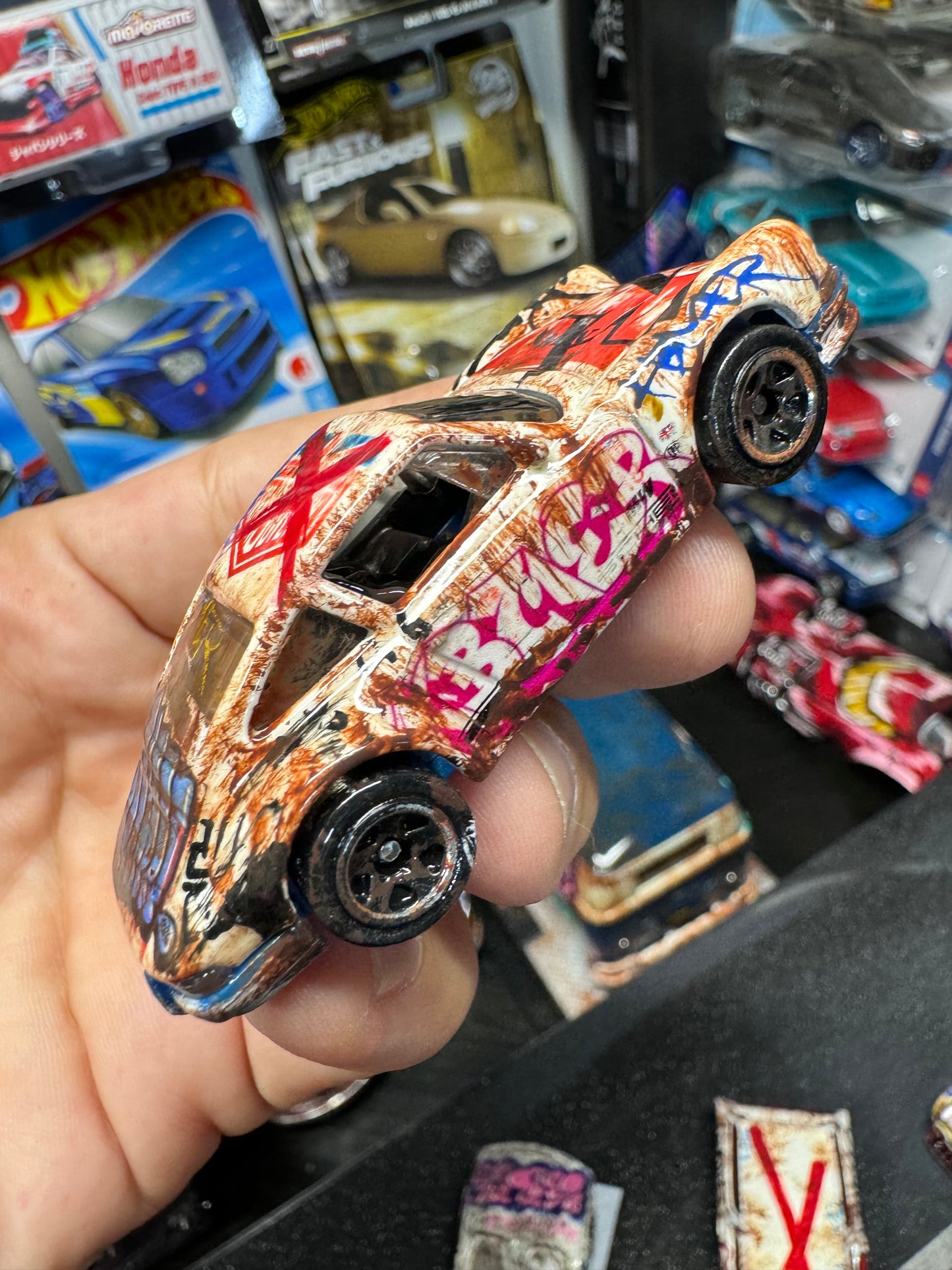 Graffiti Porsche 911 Hot Wheels (1 of 1)
