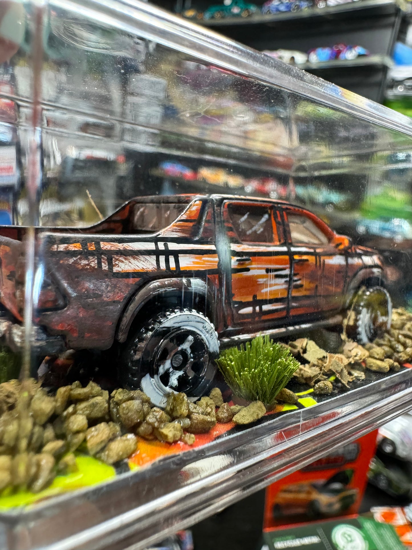 Manga Toyota Hilux Pick Up Matchbox Custom (1 of 1)
