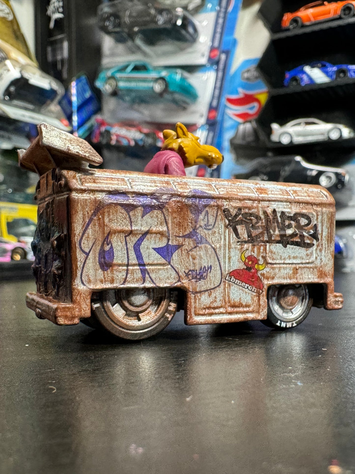 Graffiti TMNT Master Splinter Subway Train Car (1 of 1)