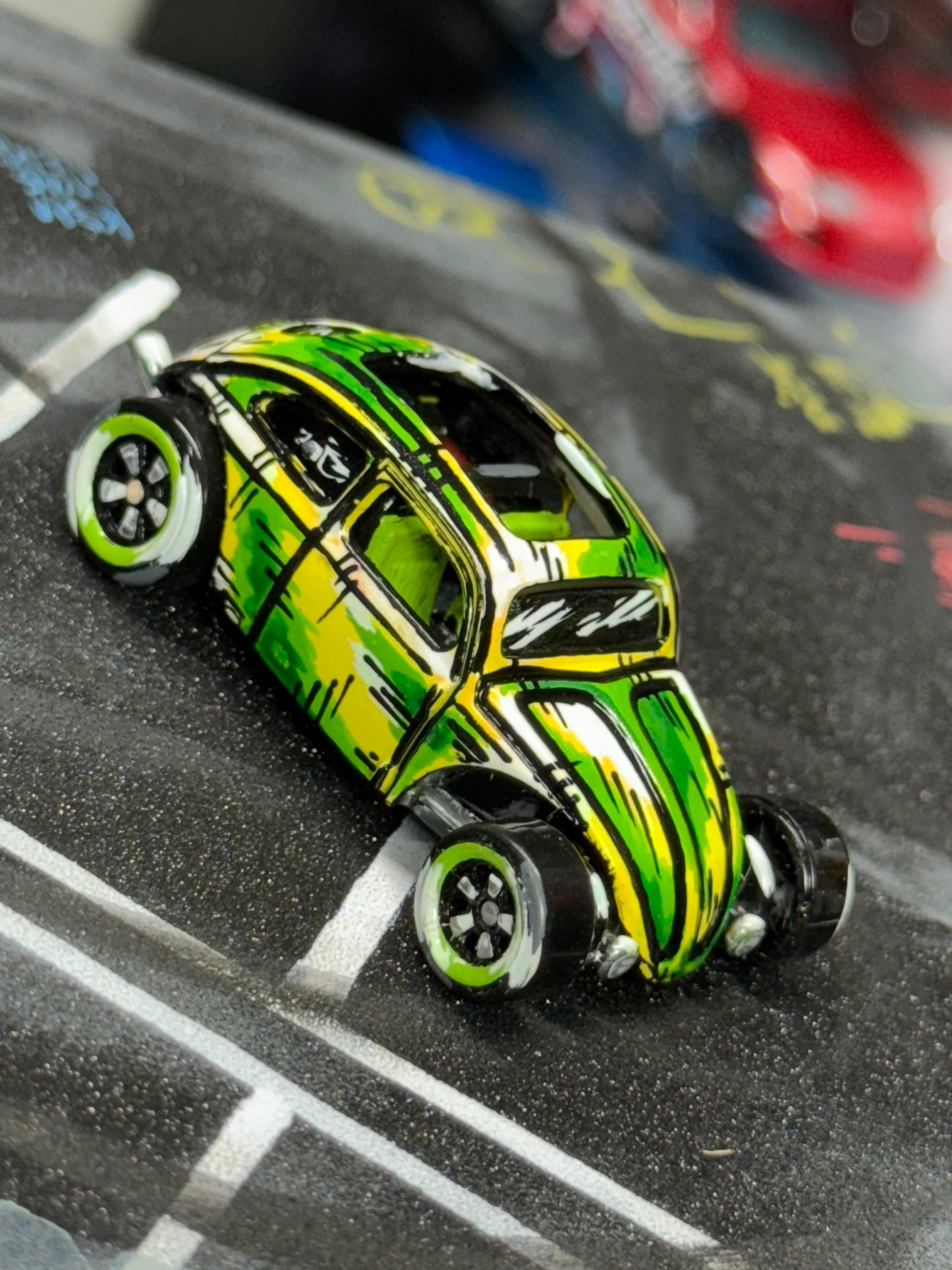 Manga Volkswagen Bug Silver Series Hot Wheels (1 of 1)