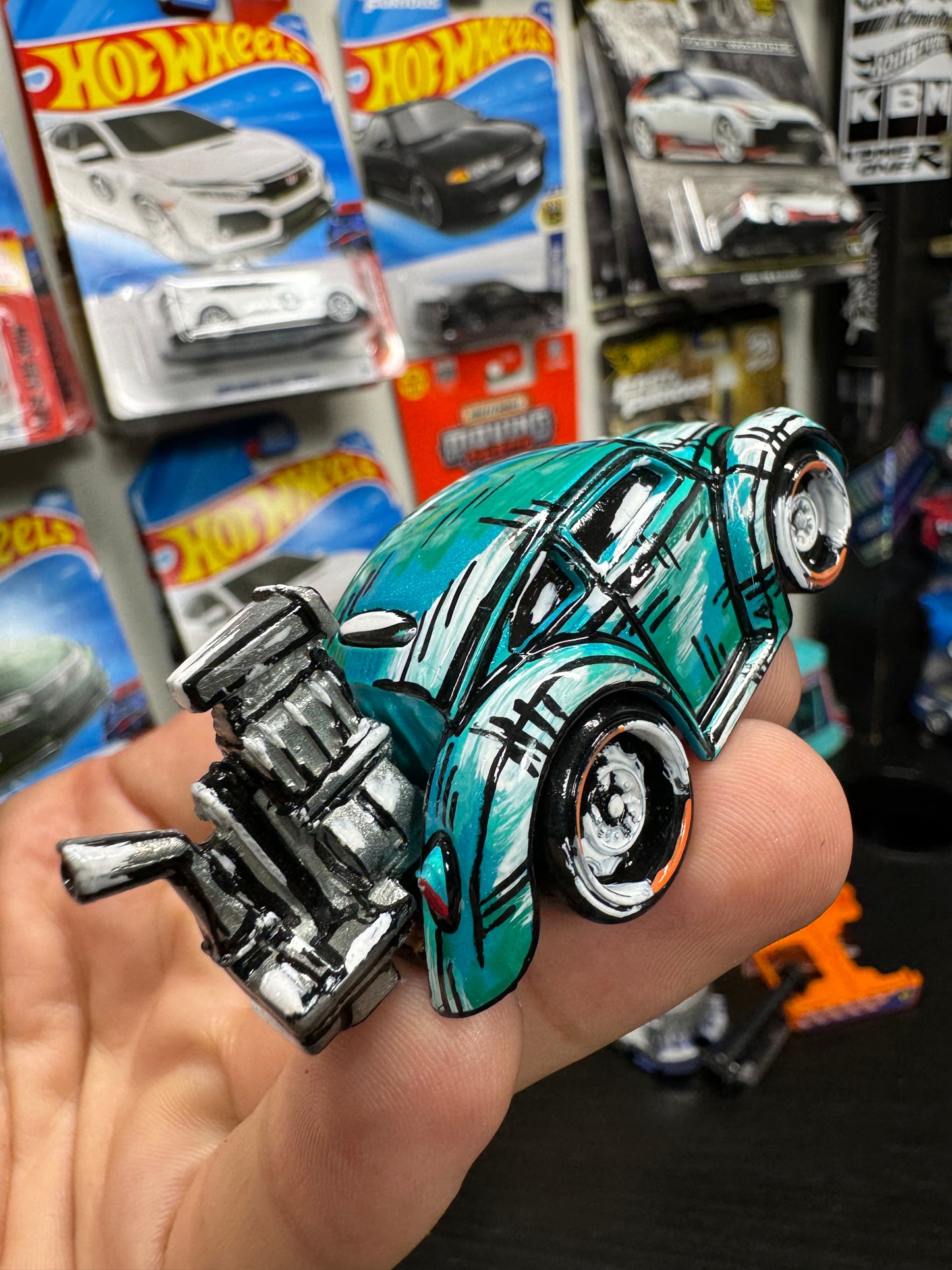 Manga Tooned Volkswagen Bug Hot Wheels