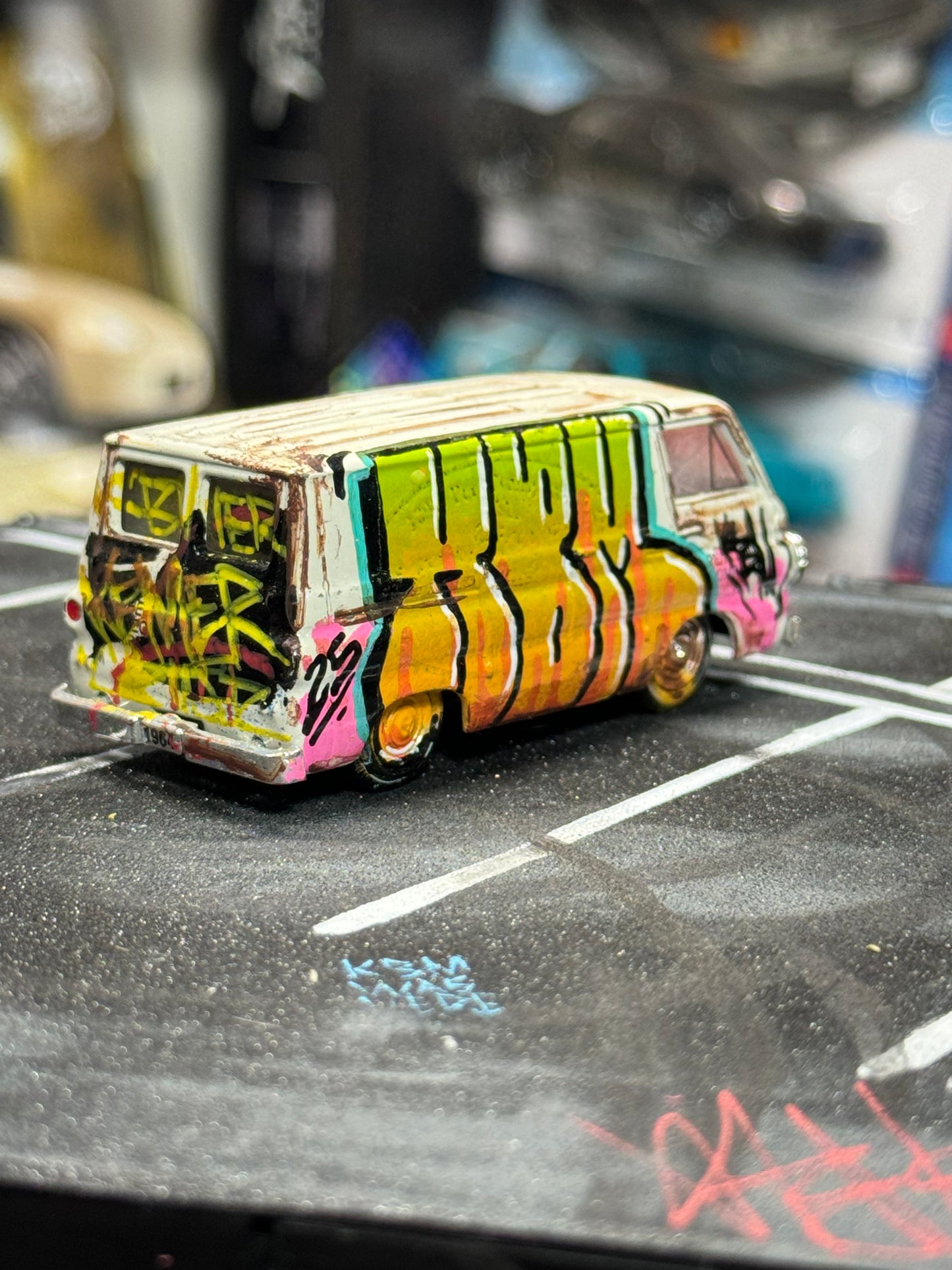 Graffiti Dodge Panel Van