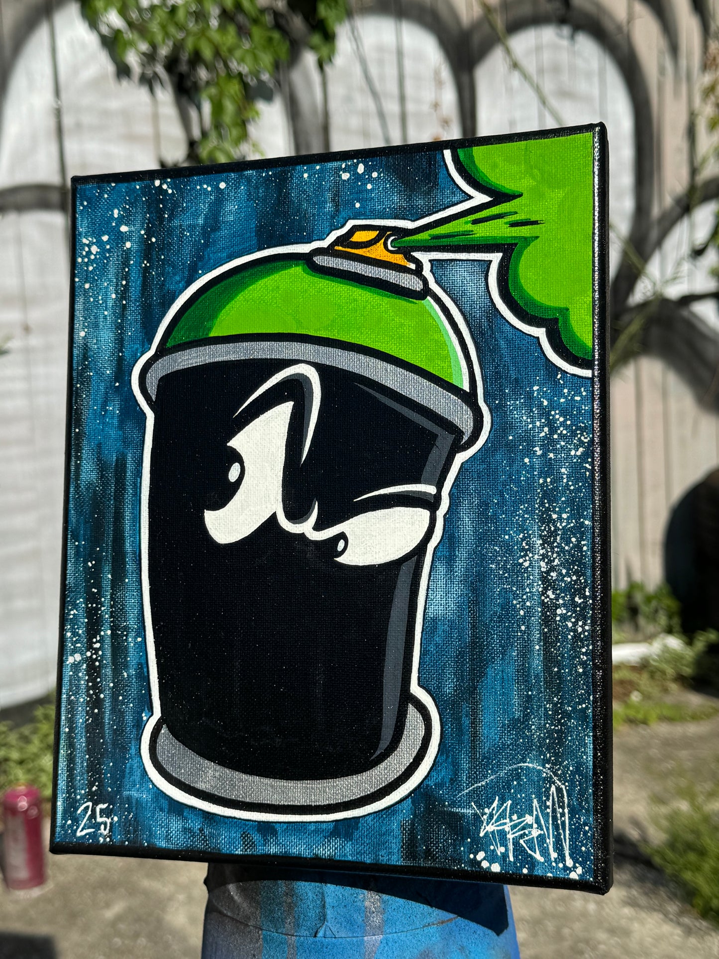 Marvin The Martian Cantoon Canvas 8x10”