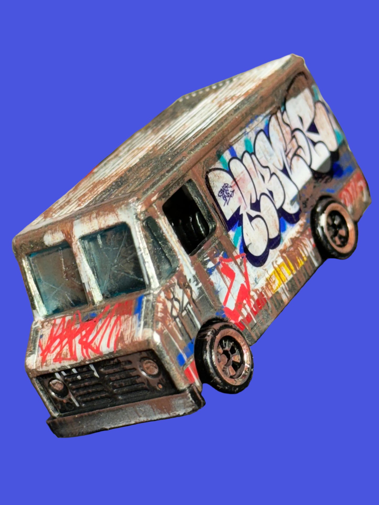 Graffiti Spider Man Hot Wheels Truck (1 of 1)