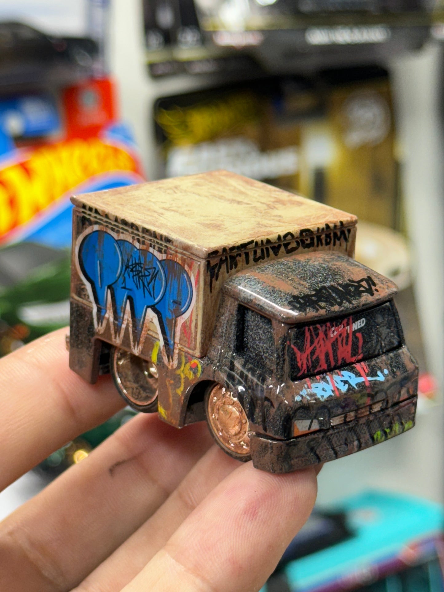Graffiti Car Tuned Box Truck  (1 of 1)