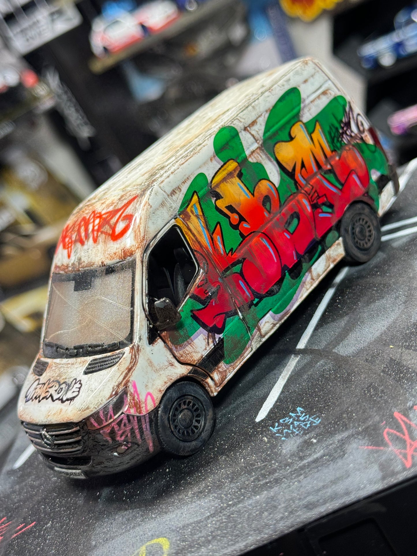 Graffiti Mercedes Sprinter Van