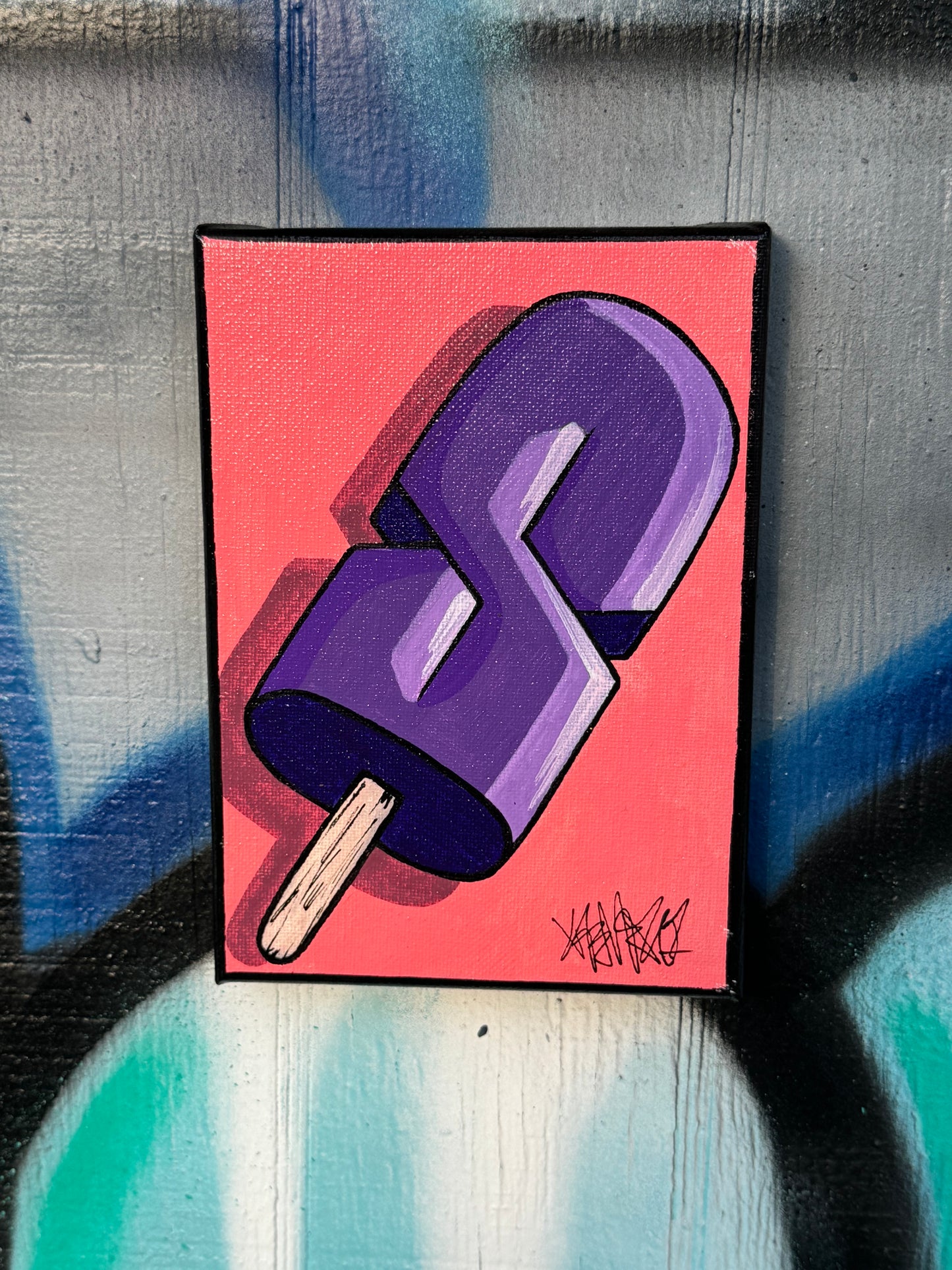 90s S Popsicle Canvas