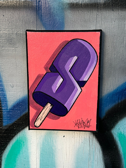 90s S Popsicle Canvas