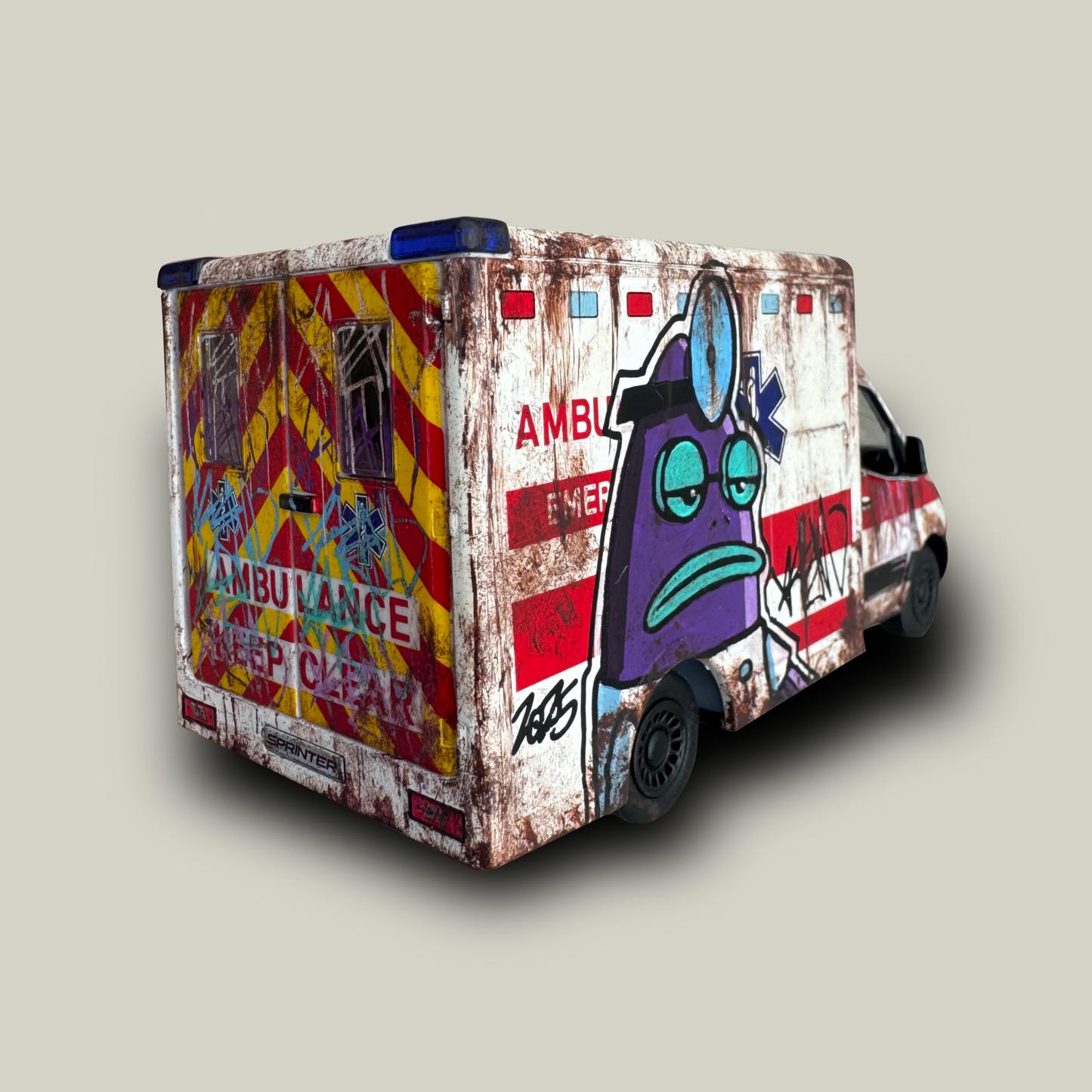 Graffiti Snail Doctor Ambulance (1 of 1)