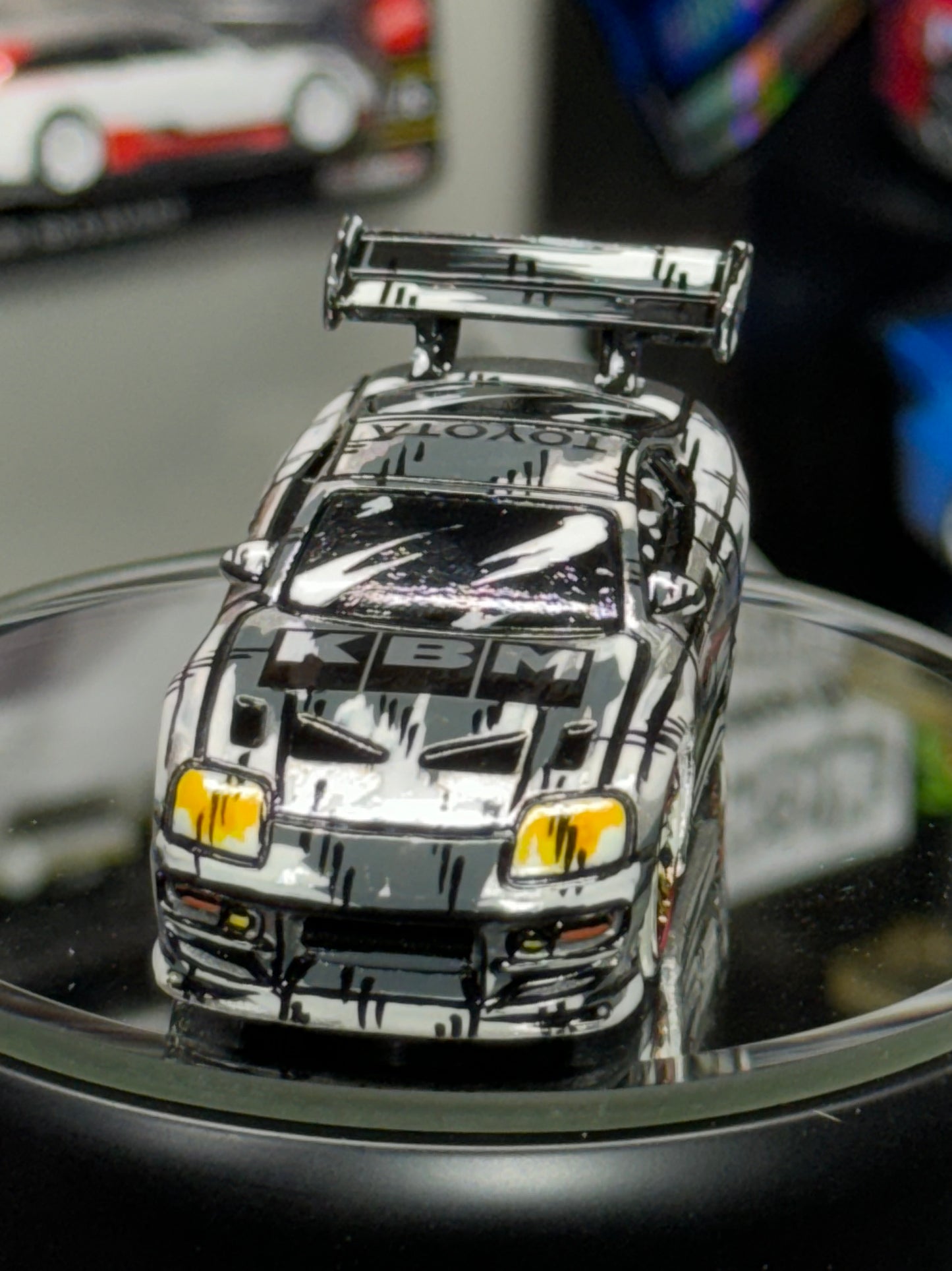 Manga Hot Wheels Toyota Supra Tooned (1 of 1)