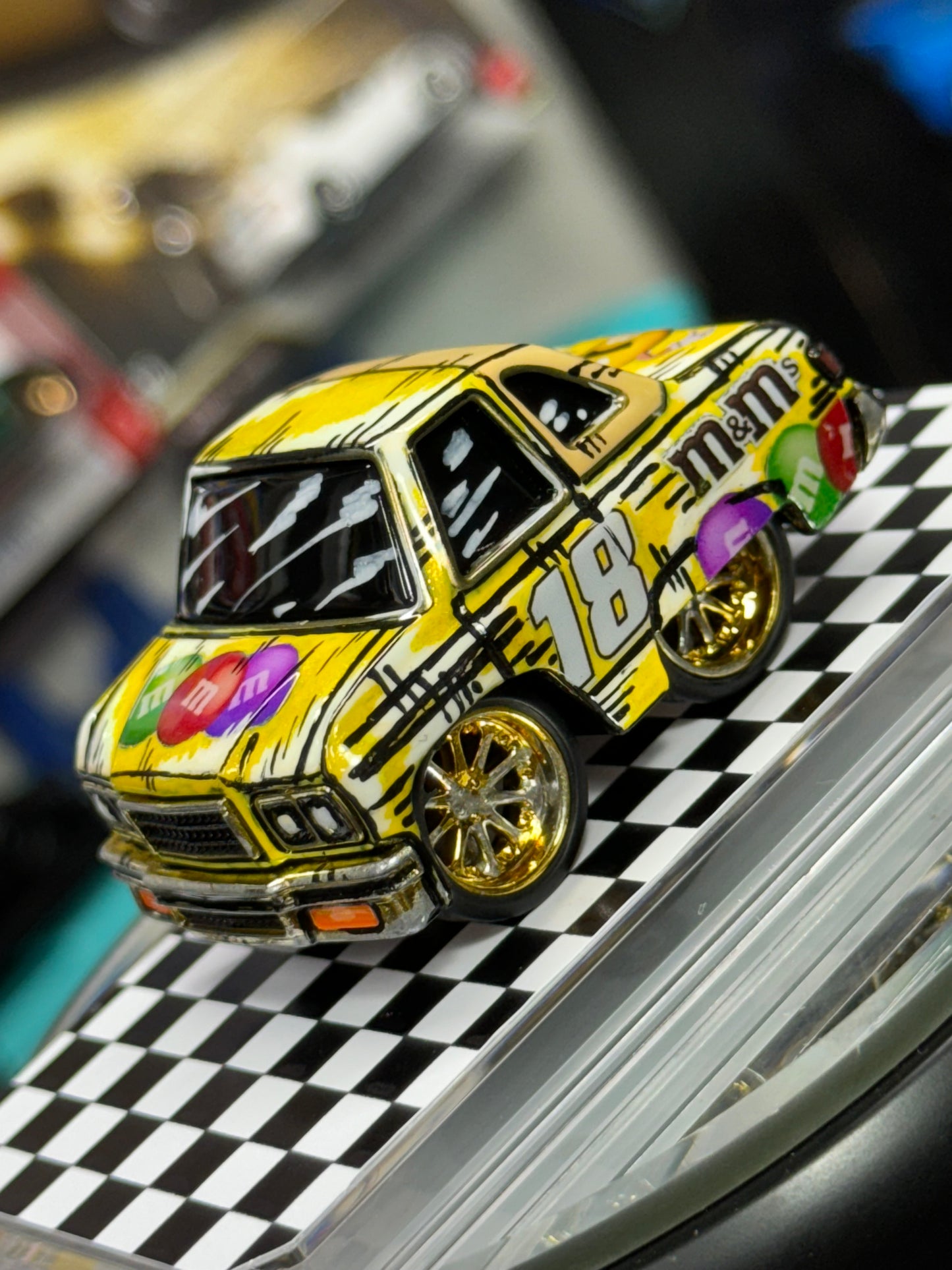 Manga Car Tuned Kyle Busch M&M Donk Impala (1 of 1)