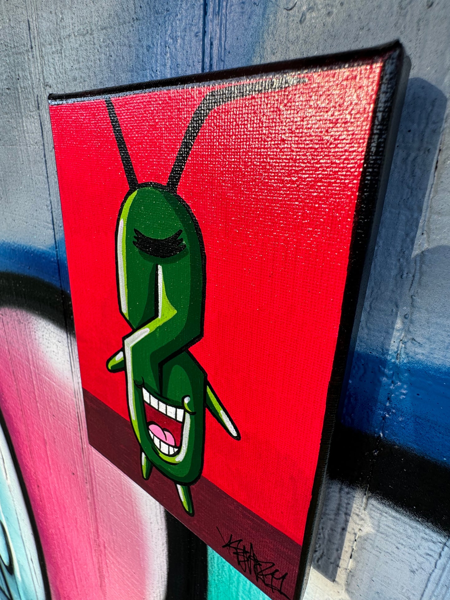 90s S Plankton Canvas
