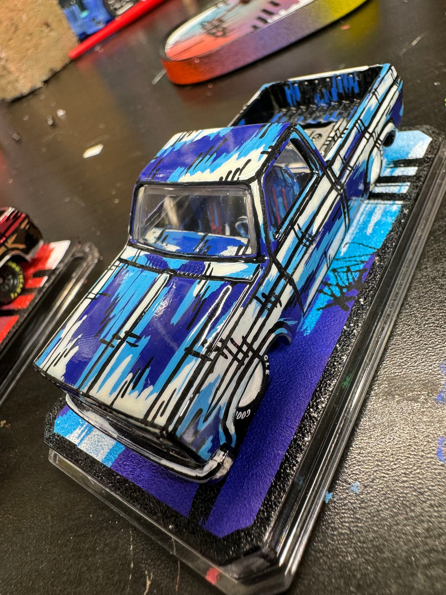 Custom Manga C10 Chevy Truck Hot Wheels (1 of 1)