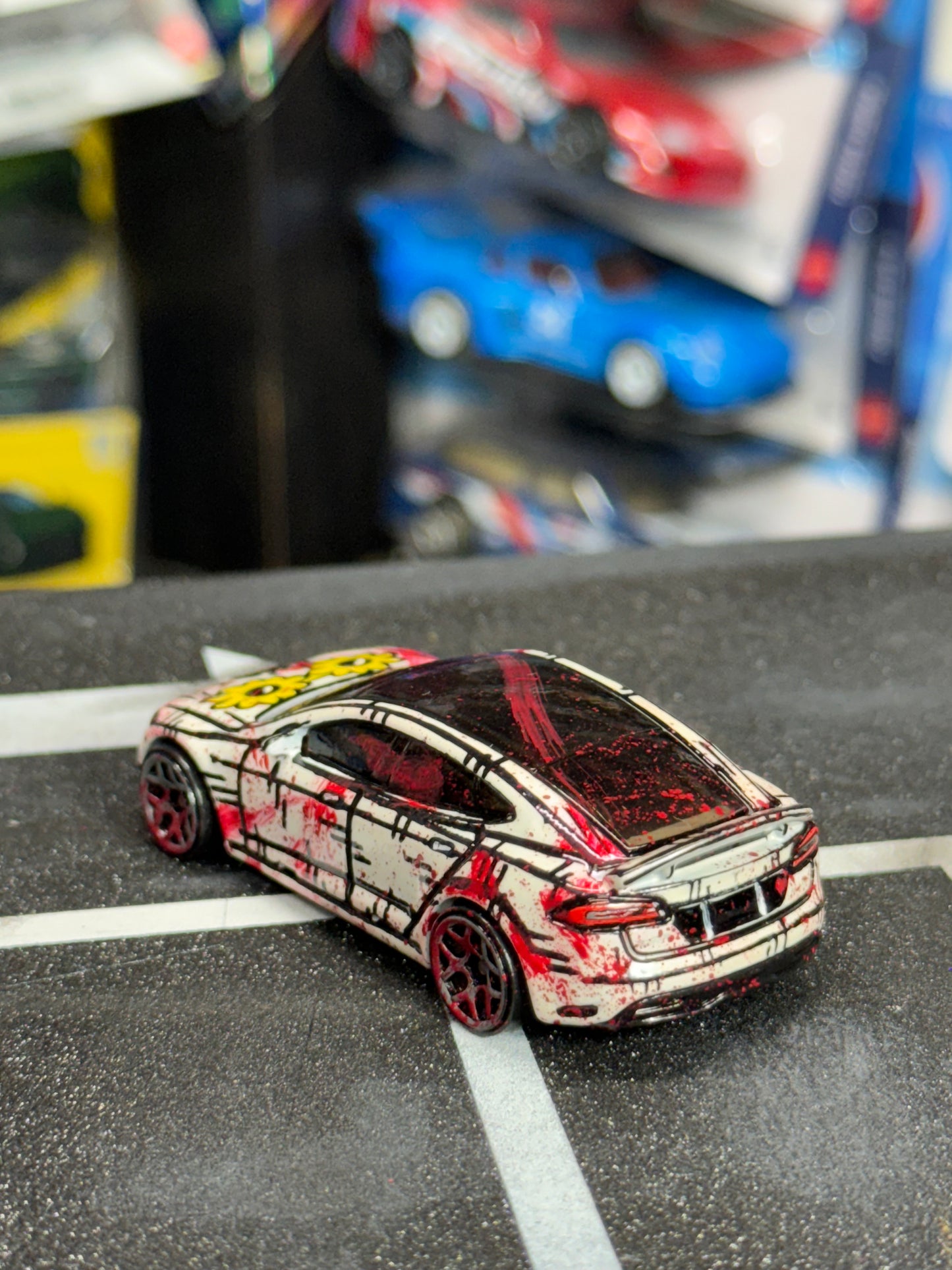 Manga Art The Clown Tesla Model S Hot Wheels (1 of 1)