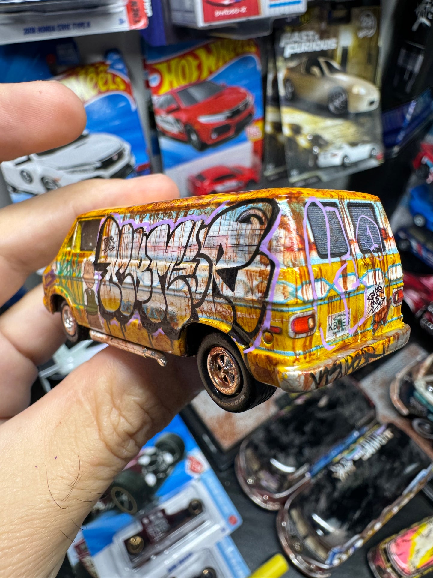 Graffiti Boogie 75 Chevy G20 Van Johnny Lighting (1 of 1)