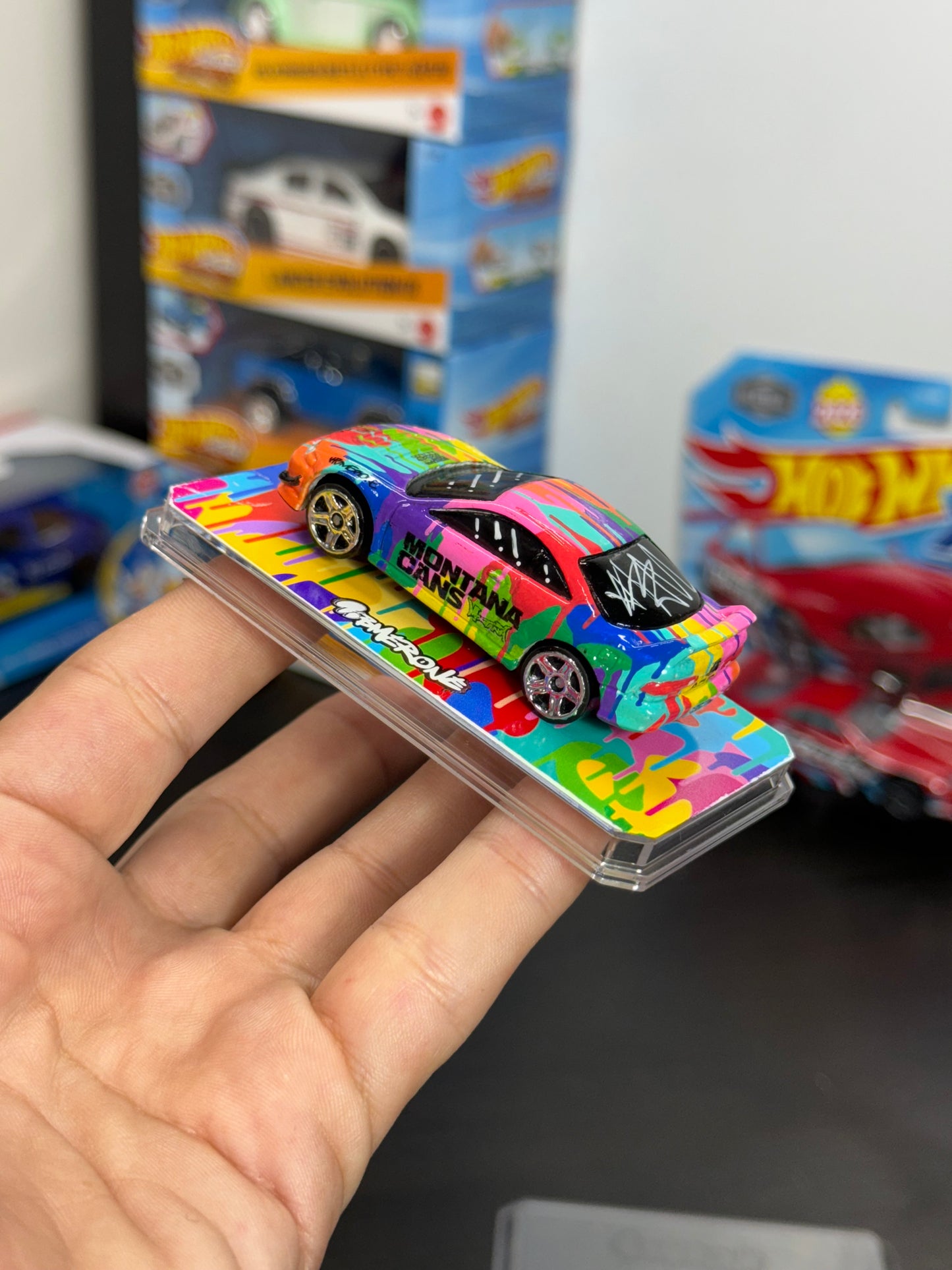 Rainbow Drip Acura Integra Hot Wheel