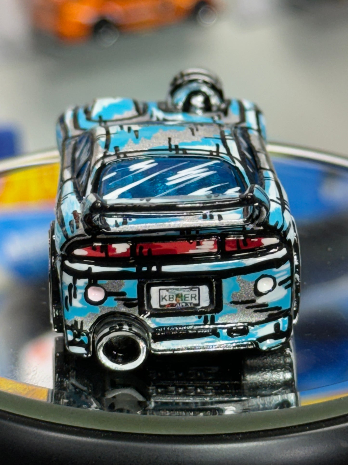 Manga Cartoon Mitsubishi Eclipse Hot Wheels (1 of 1)