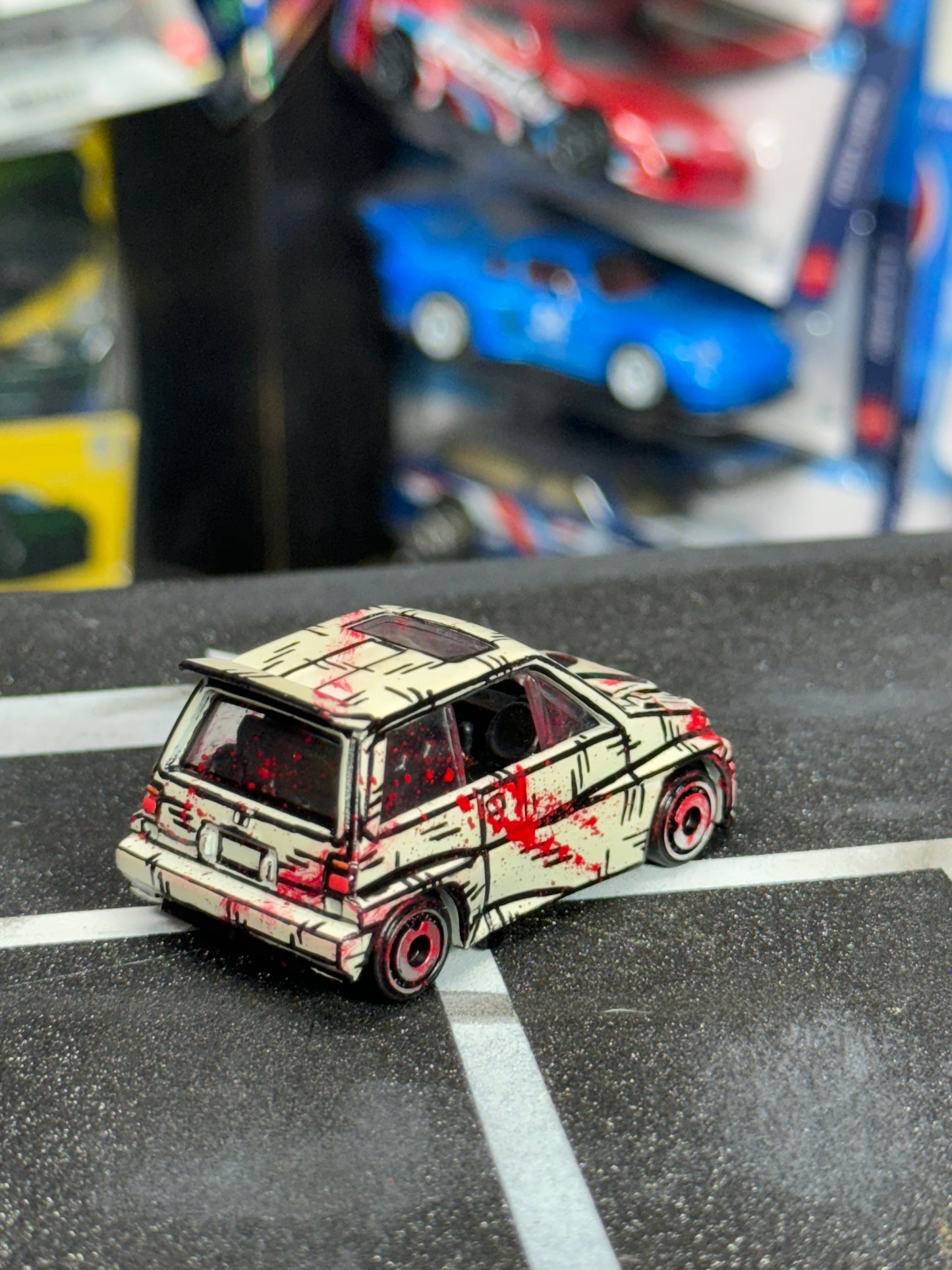 Manga Ghostface Scream Honda City Turbo Hot Wheels (1 of 1)