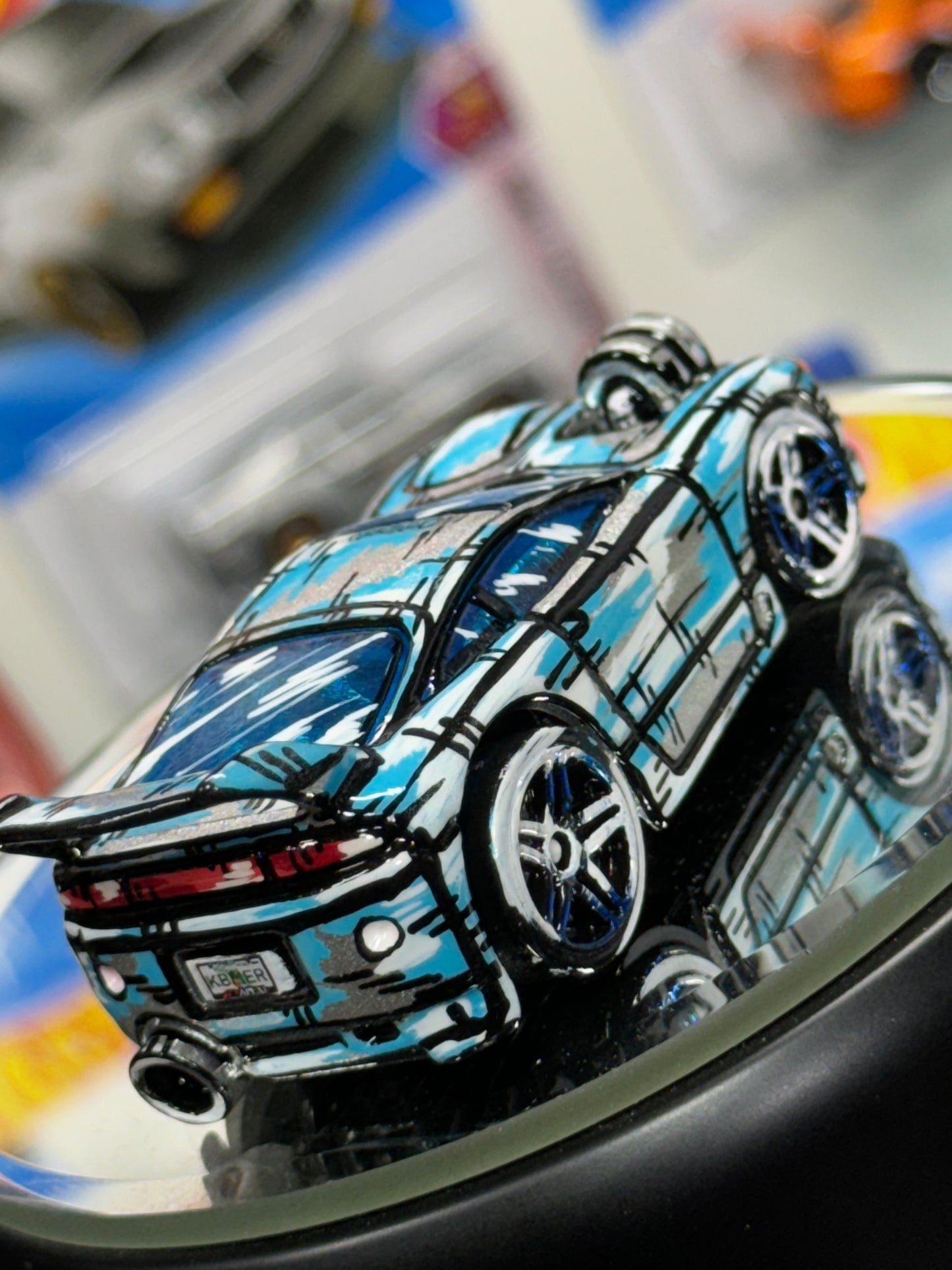Manga Cartoon Mitsubishi Eclipse Hot Wheels (1 of 1)