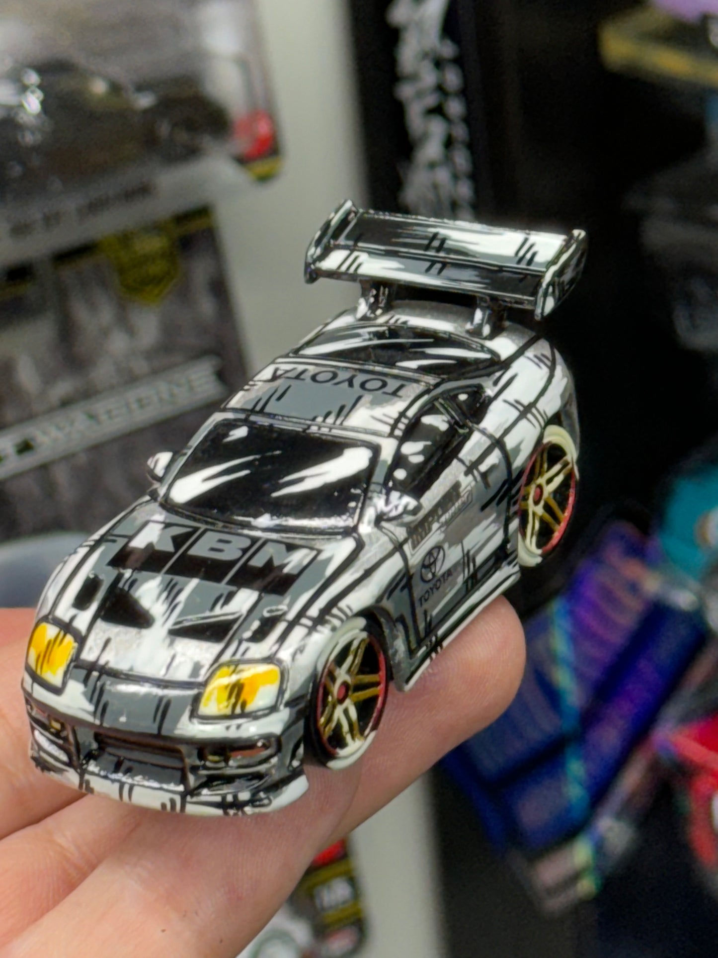 Manga Hot Wheels Toyota Supra Tooned (1 of 1)