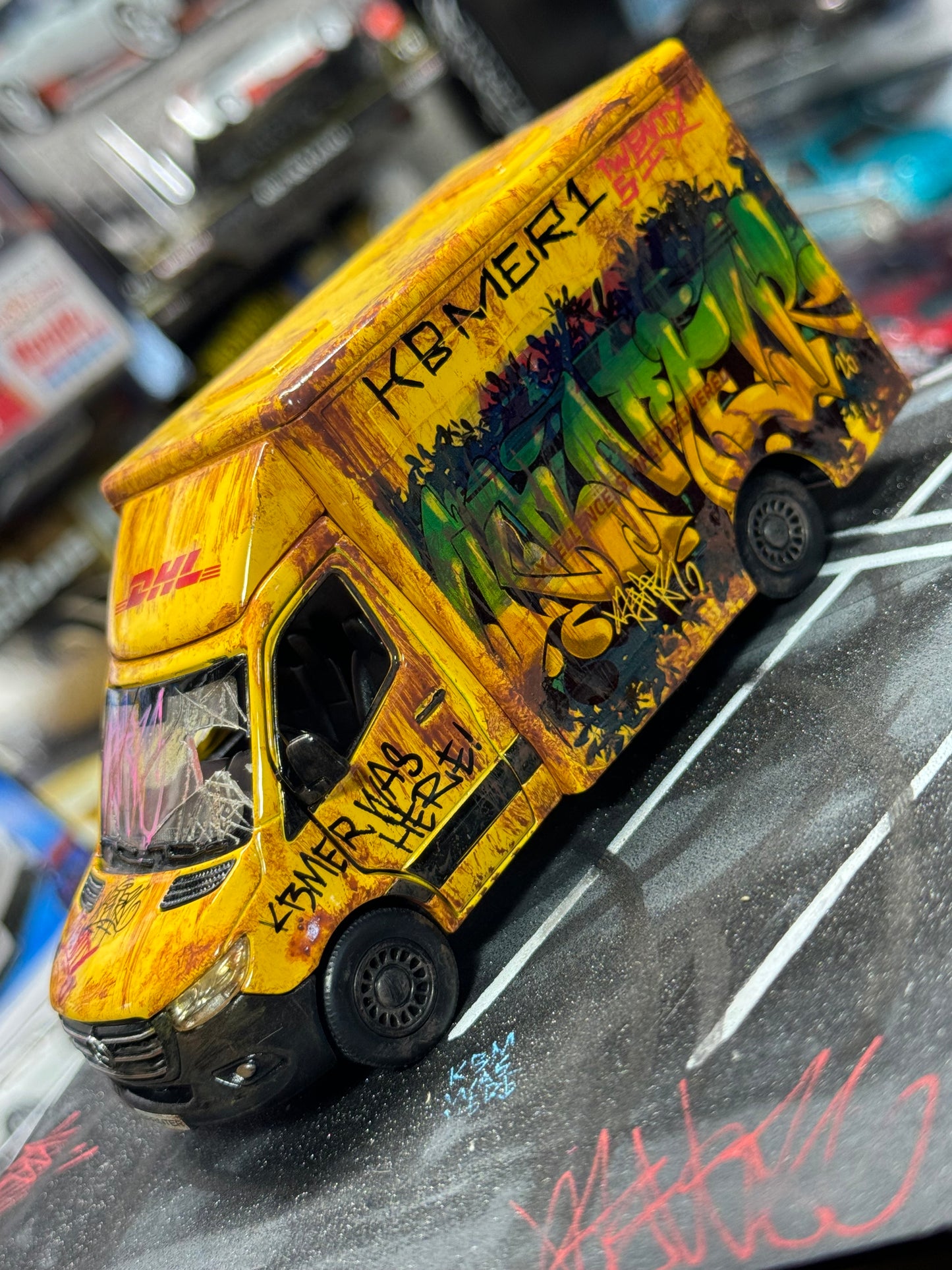 Graffiti Mercedes Sprinter Box Truck