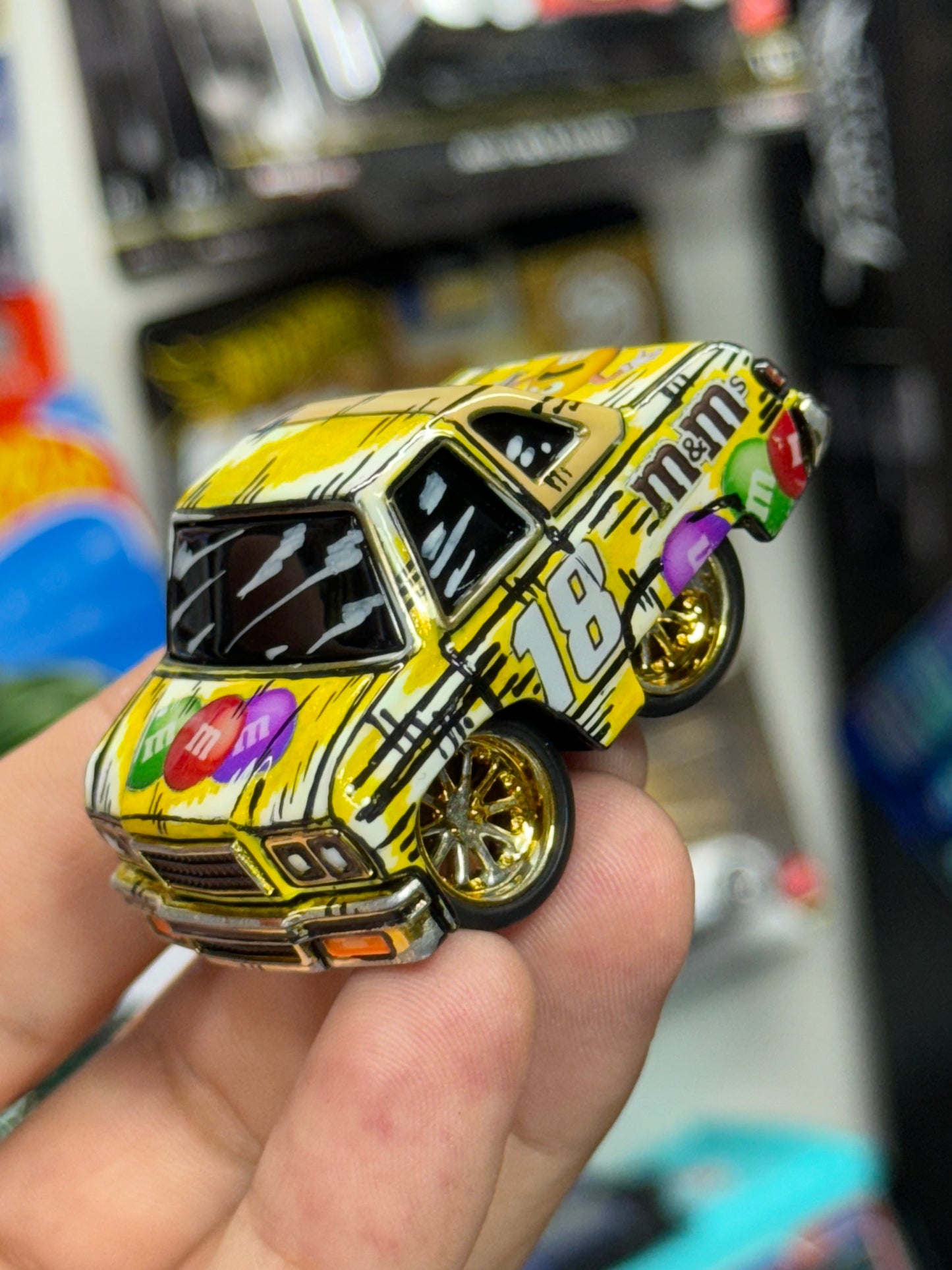 Manga Car Tuned Kyle Busch M&M Donk Impala (1 of 1)