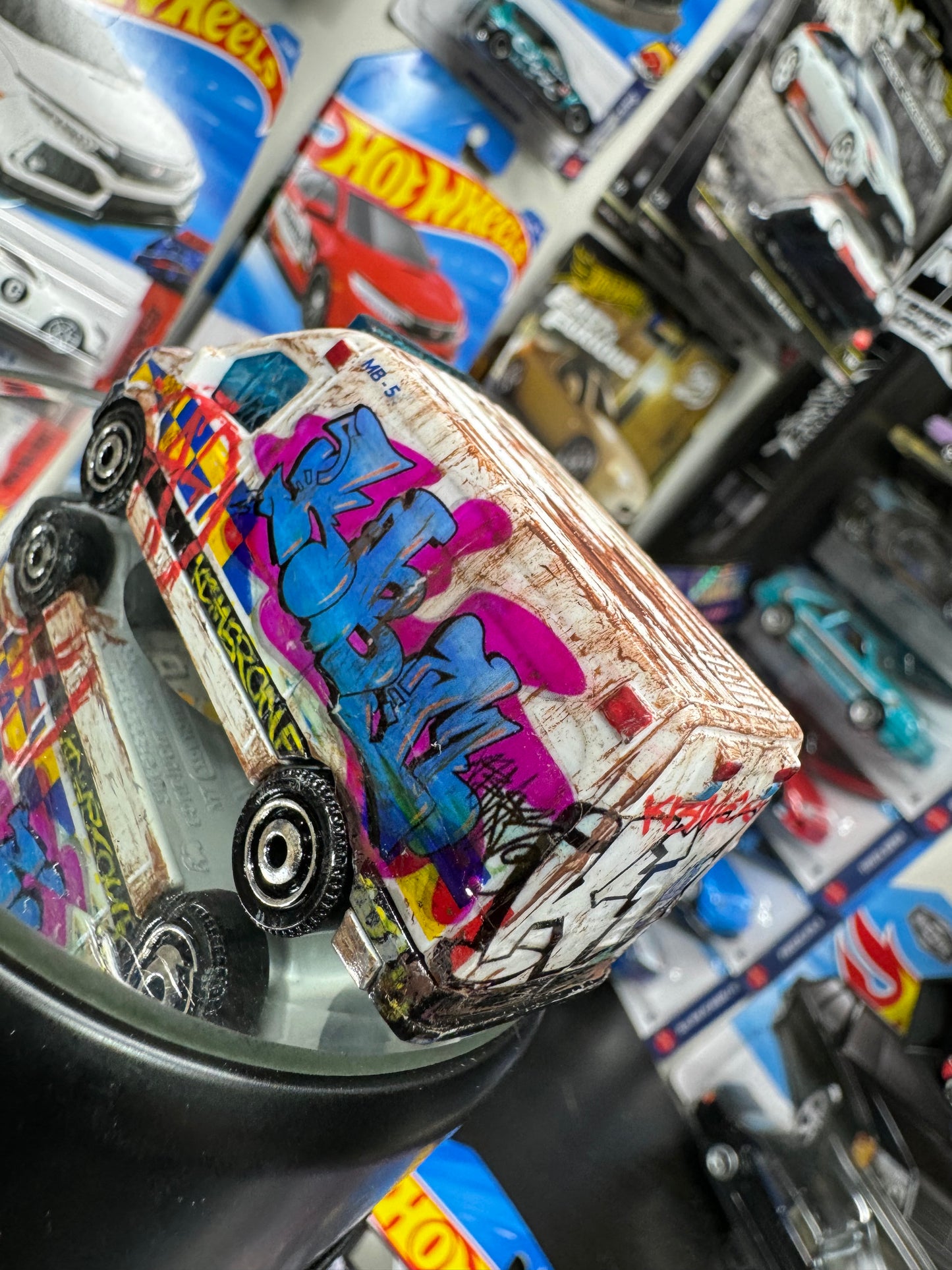 Graffiti Ambulance Matchbox (1 of 1)